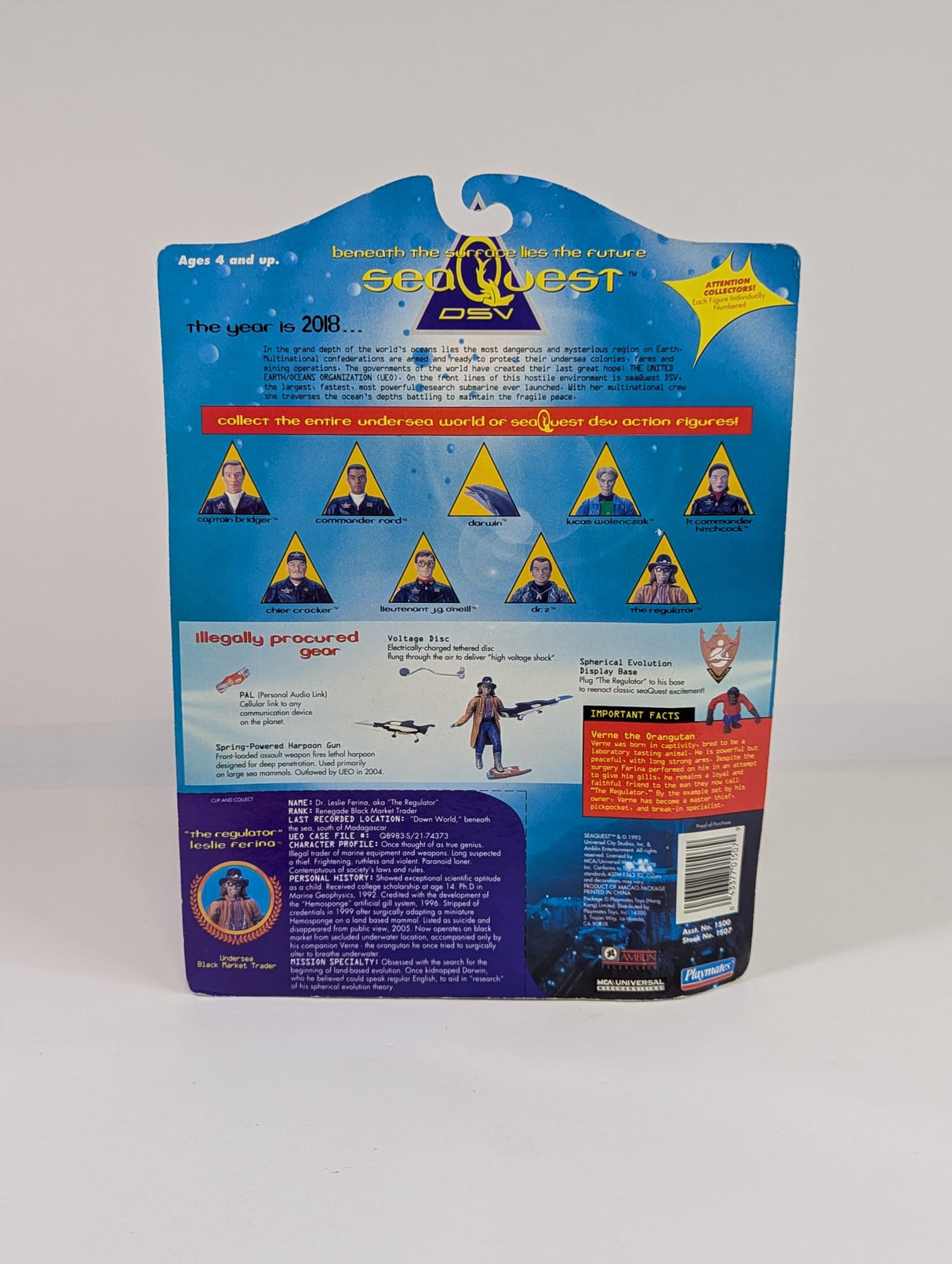 seaQuest DSV - "The Regulator" Leslie Ferina Action Figure