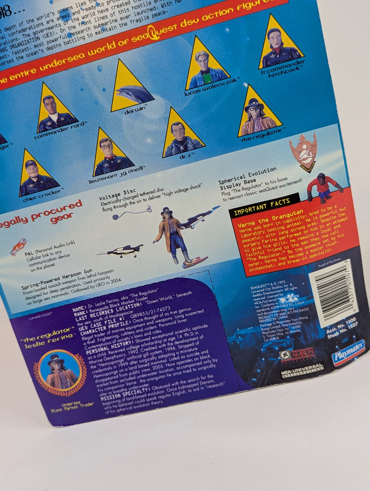 seaQuest DSV - "The Regulator" Leslie Ferina Action Figure