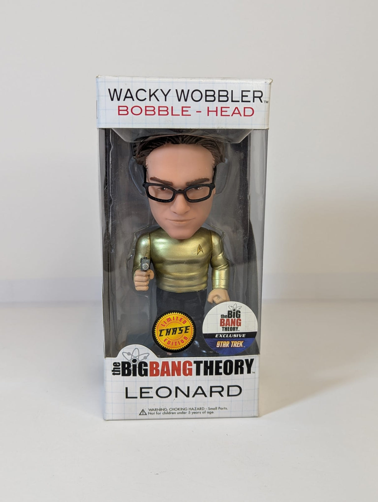 The Big Bang Theory - Leonard (Star Trek Chase) - Funko Wacky Wobbler Bobblehead Figure