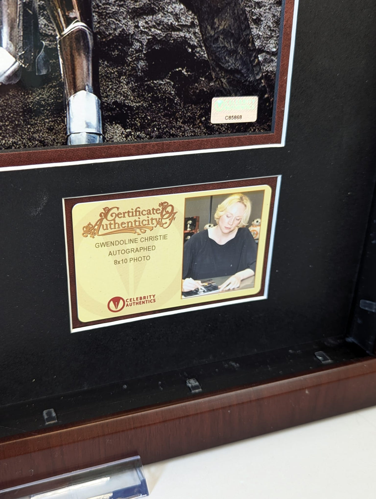 Star Wars Captain Phasma Autographed 8x10 Photo Signed by Gwendoline Christie