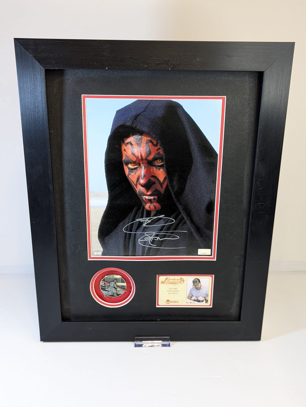 Star Wars Darth Maul Autographed 8x10 Photo Signed by Ray Park