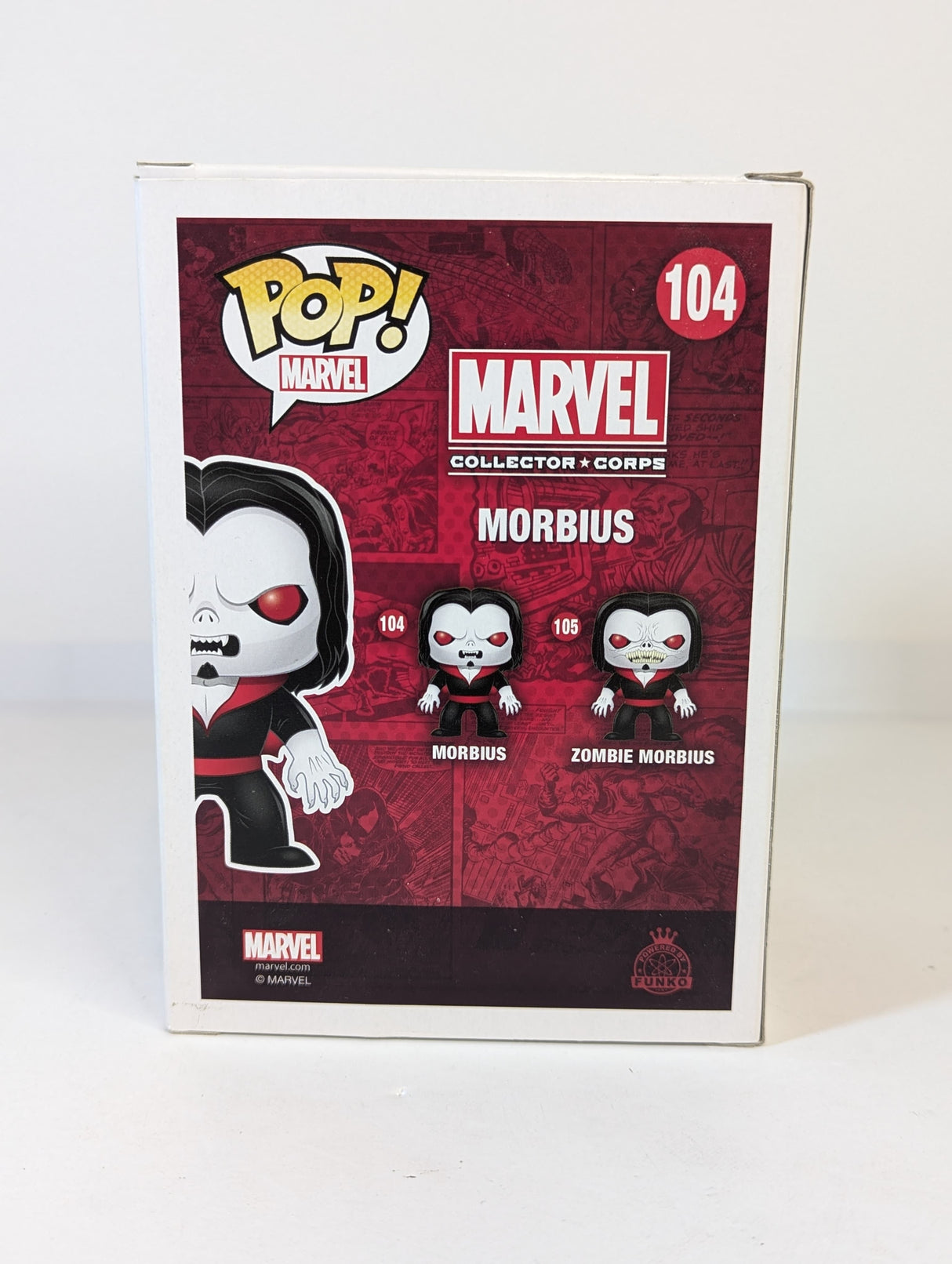 Marvel Collector Corps Morbius Funko Pop! Vinyl Figure #104