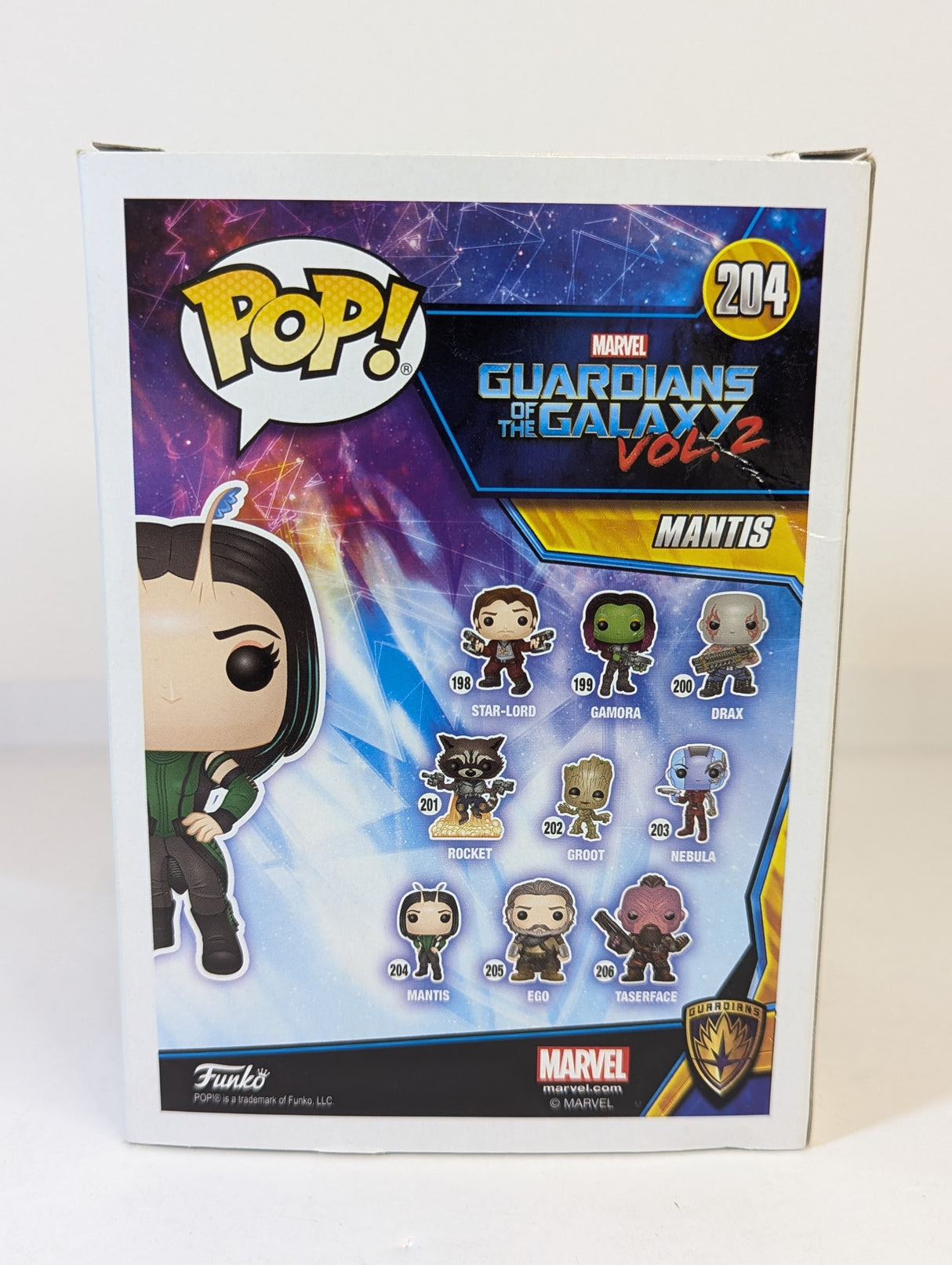 Marvel Guardians of the Galaxy Vol. 2 Mantis Funko Pop! Vinyl Figure #204