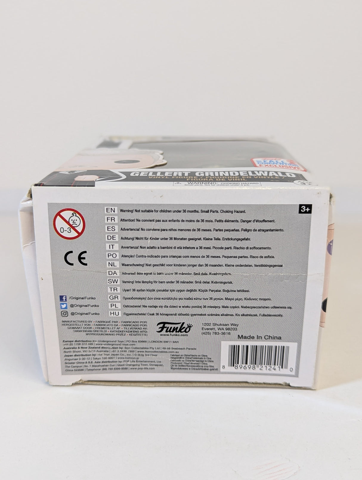 Harry Potter/Fantastic Beasts Gellert Grindelwald Funko Pop! Vinyl Figure #13