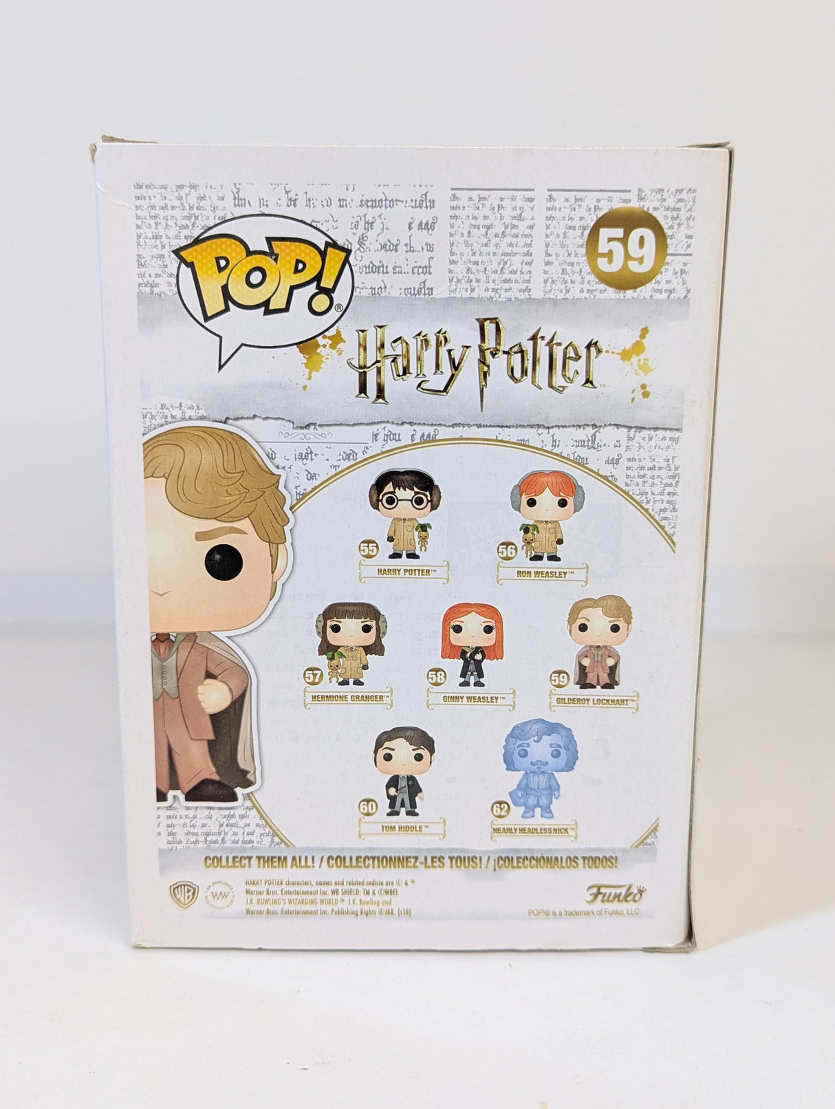 Harry Potter Gilderoy Lockhart Funko Pop! Vinyl Figure #59