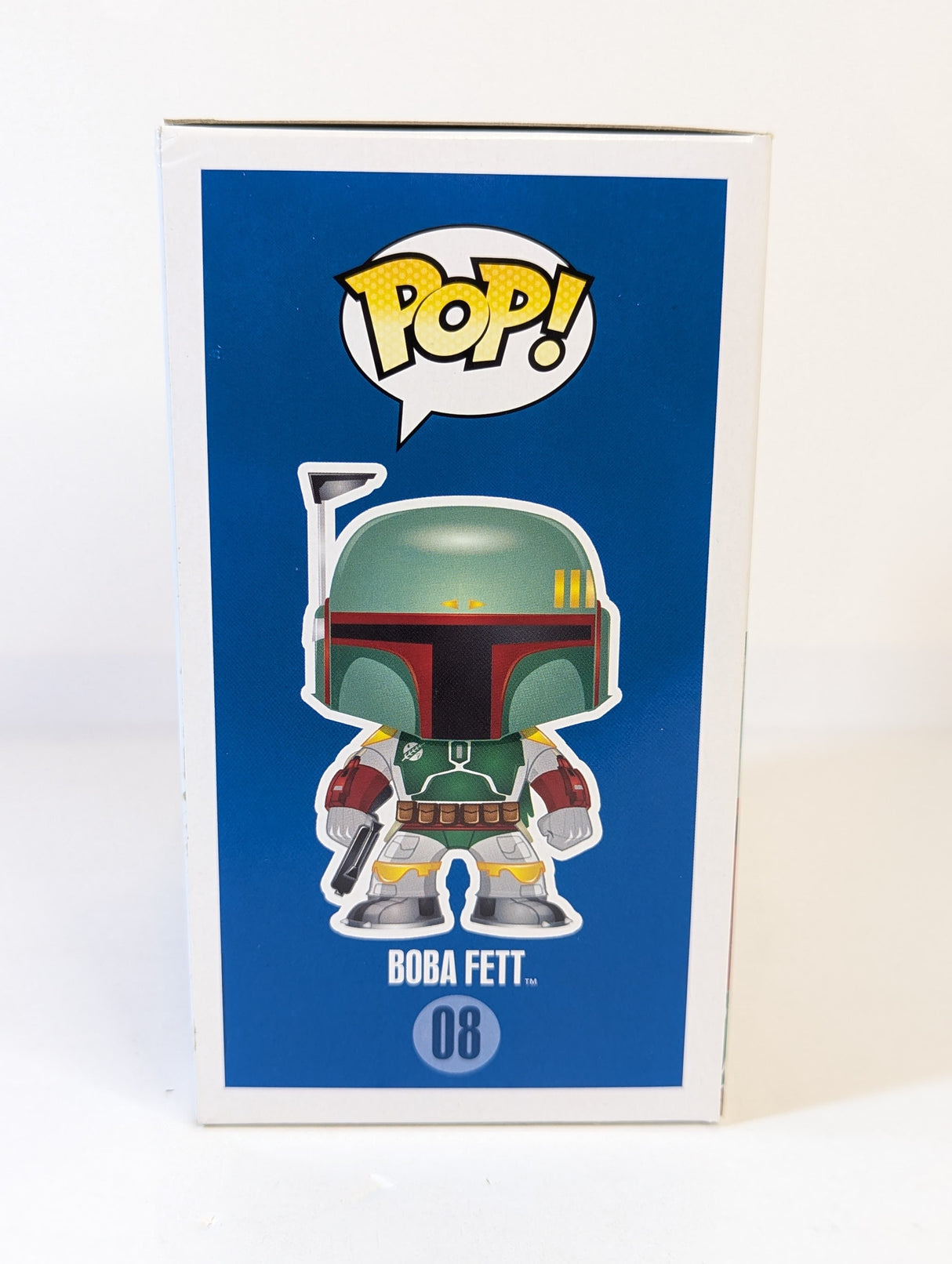 Star Wars Boba Fett Funko Pop! Vinyl Figure #08 Signed by Jeremy Bulloch
