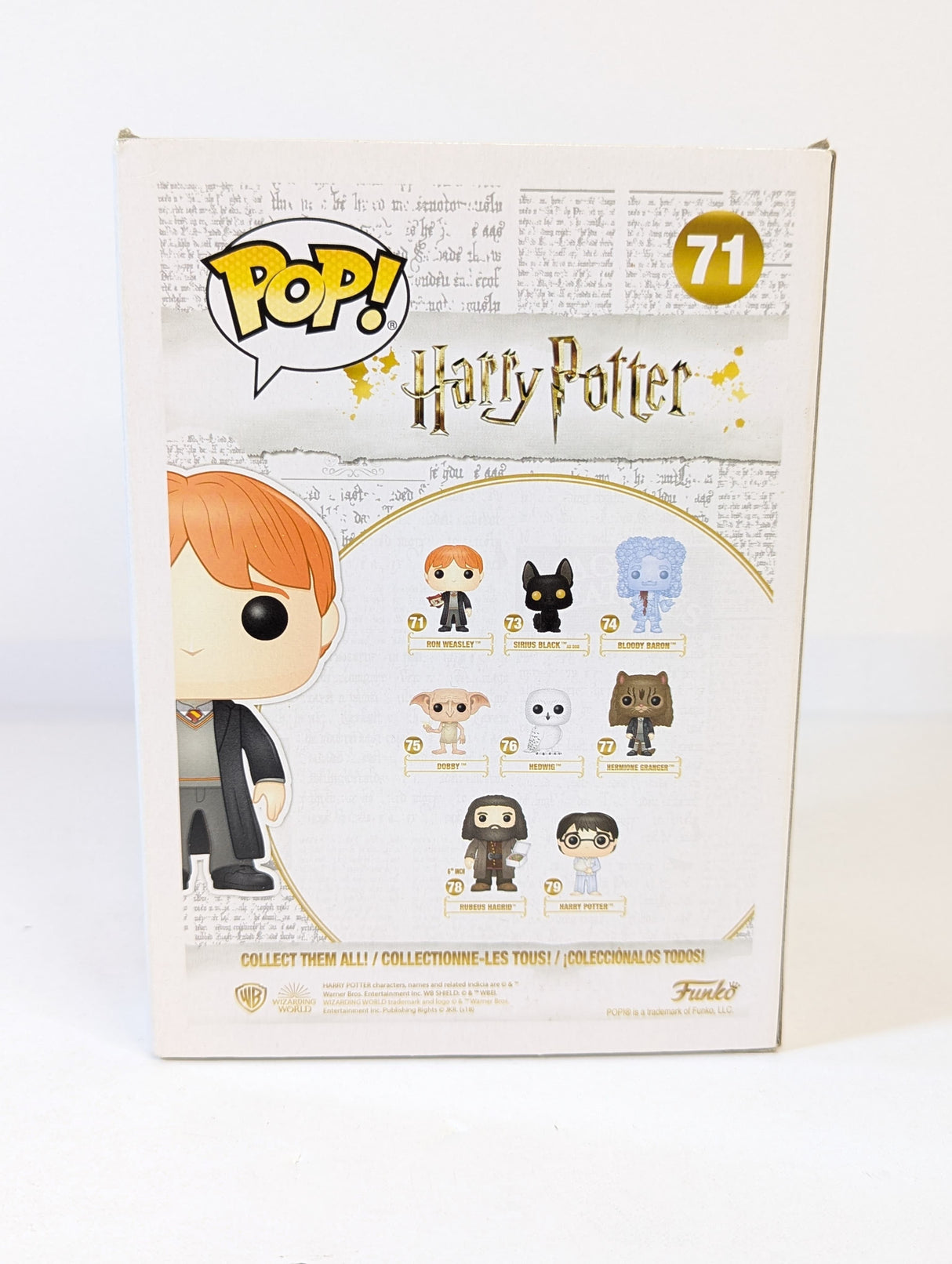 Harry Potter Ron Weasley (With Howler) Funko Pop! Vinyl Figure #71