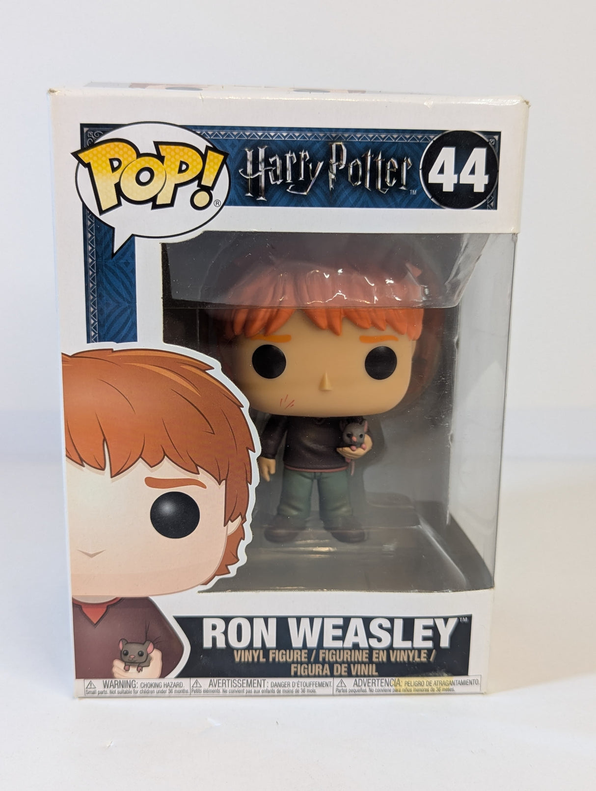 Harry Potter Ron Weasley (With Scabbers) Funko Pop! Vinyl Figure #44