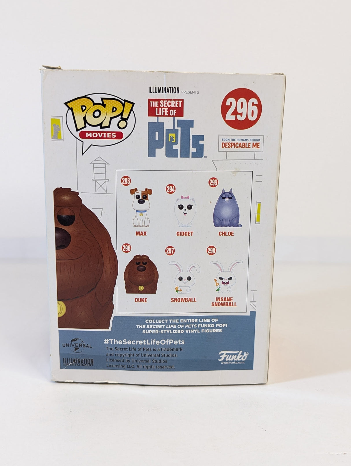 The Secret Life of Pets Duke Funko Pop! Vinyl Figure #296