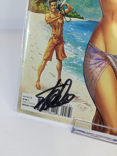 Marvel The Amazing Spider-Man Renew Your Vows Issue #5 (Anastasia Collectibles Colour Variant Cover) Signed by Stan Lee