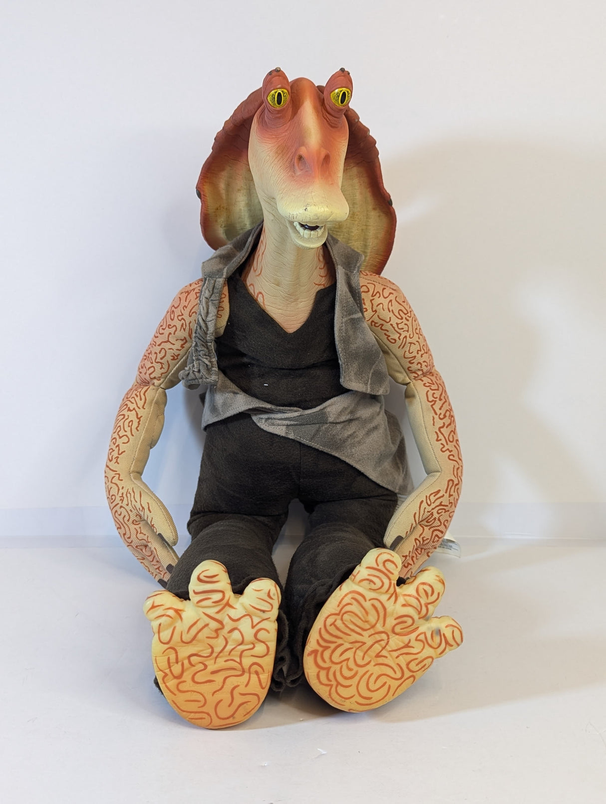 Star Wars Jar Jar Binks 22" Talking Alarm Clock Plush Toy