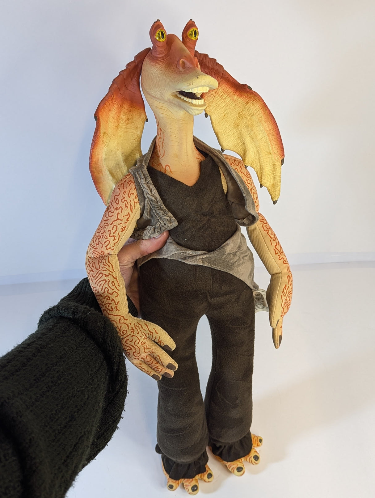 Star Wars Jar Jar Binks 22" Talking Alarm Clock Plush Toy