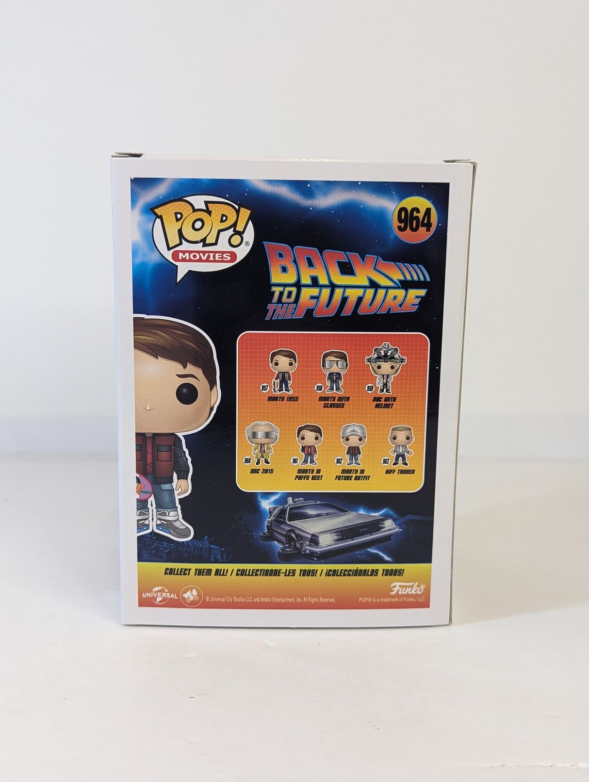 Back to the Future Marty McFly (With Hoverboard) Funko Pop! Vinyl Figure & T-Shirt (Large) Set