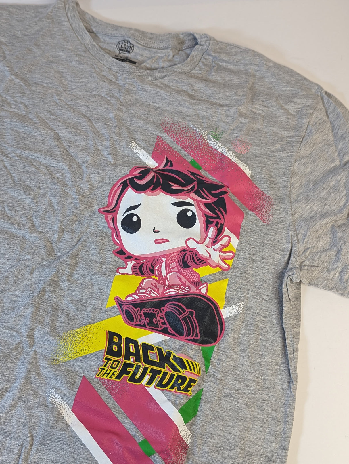 Back to the Future Marty McFly (With Hoverboard) Funko Pop! Vinyl Figure & T-Shirt (Large) Set