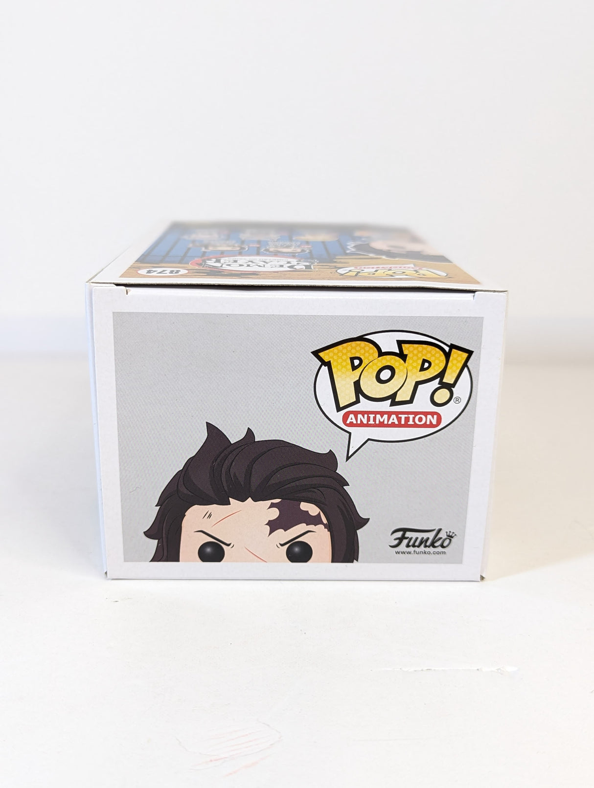 Demon Slayer Tanjiro Kamado (Hinokami Kagura Dance) Funko Pop! Vinyl Figure #874 Signed by Zach Aguilar