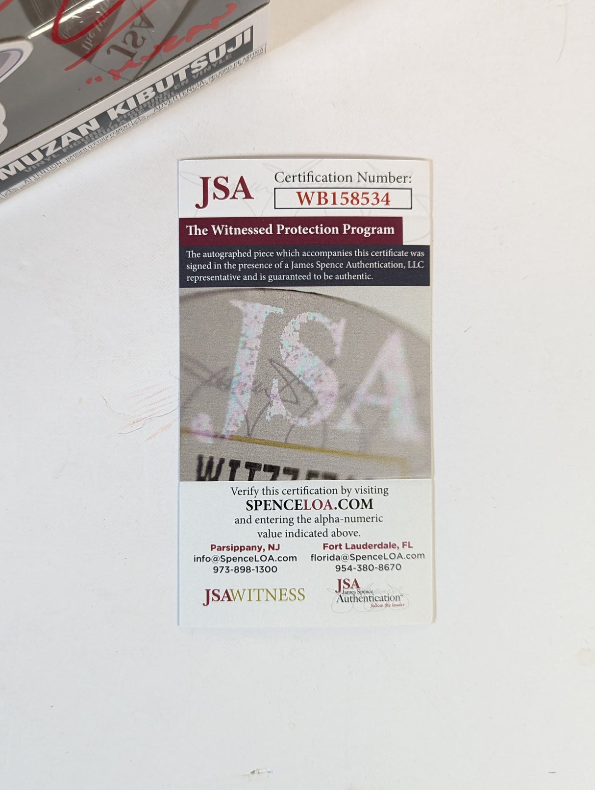 Demon Slayer Muzan Kibutsuji Funko Pop! Vinyl Figure #871 Signed by Greg Chun