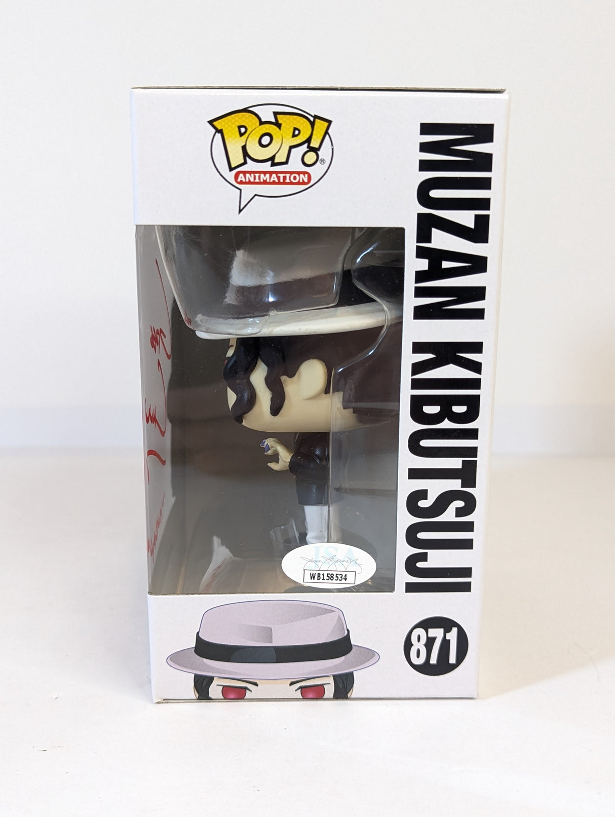 Demon Slayer Muzan Kibutsuji Funko Pop! Vinyl Figure #871 Signed by Greg Chun