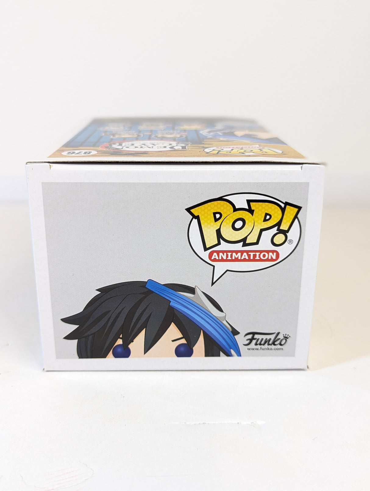 Demon Slayer Giyu Tomioka Funko Pop! Vinyl Figure #876 Signed by Johnny Yong Bosch