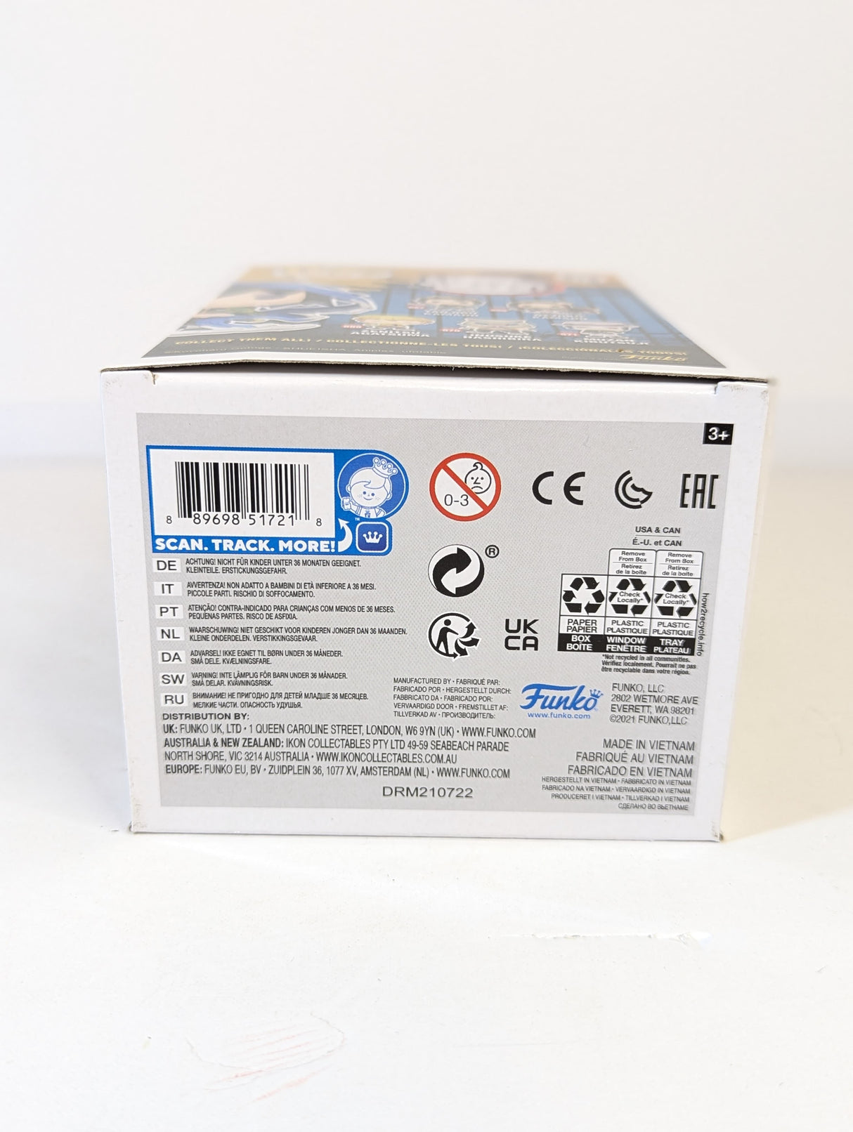 Demon Slayer Giyu Tomioka Funko Pop! Vinyl Figure #876 Signed by Johnny Yong Bosch