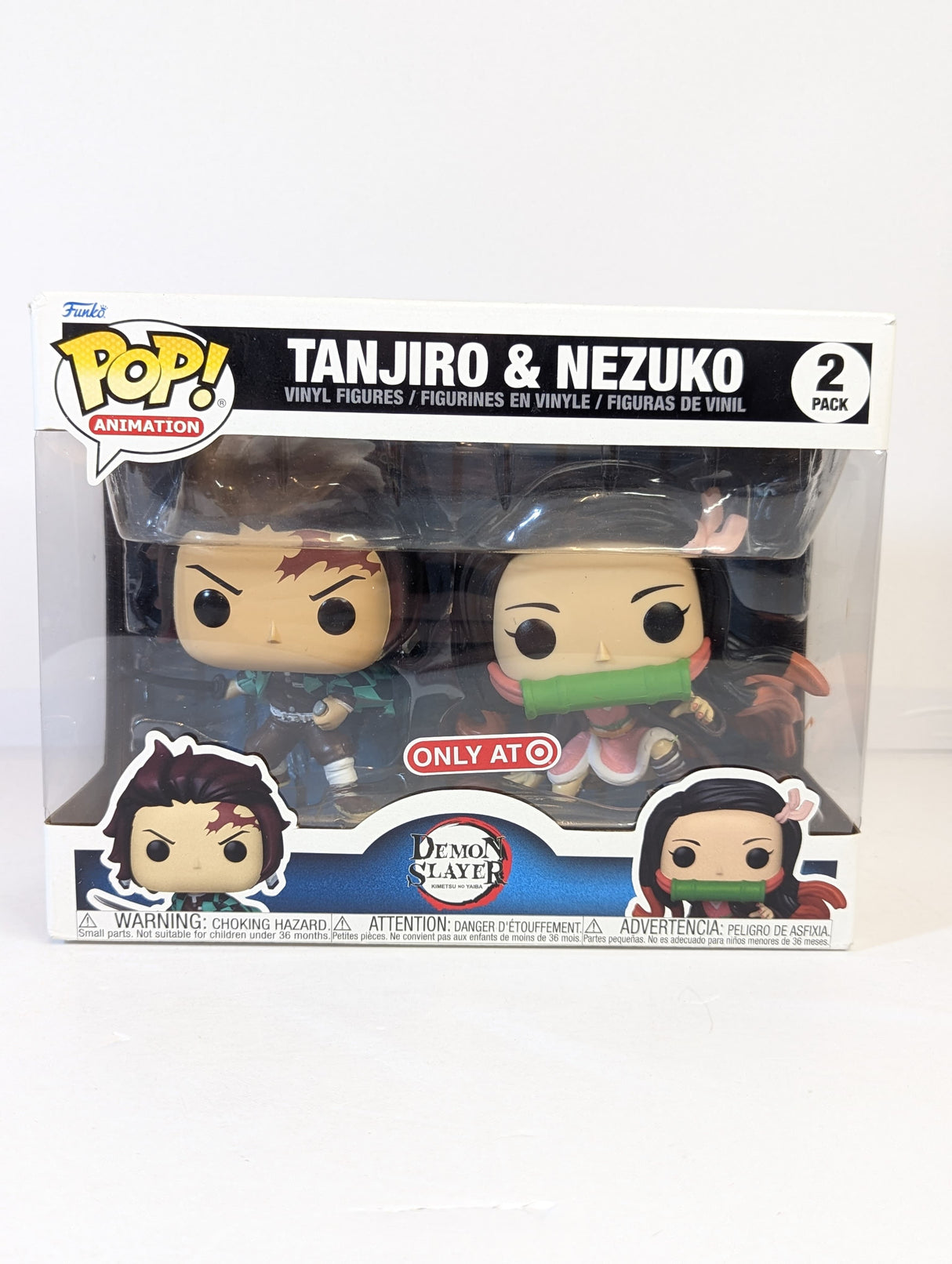 Demon Slayer Tanjiro & Nezuko Funko Pop! Vinyl Figure 2-Pack
