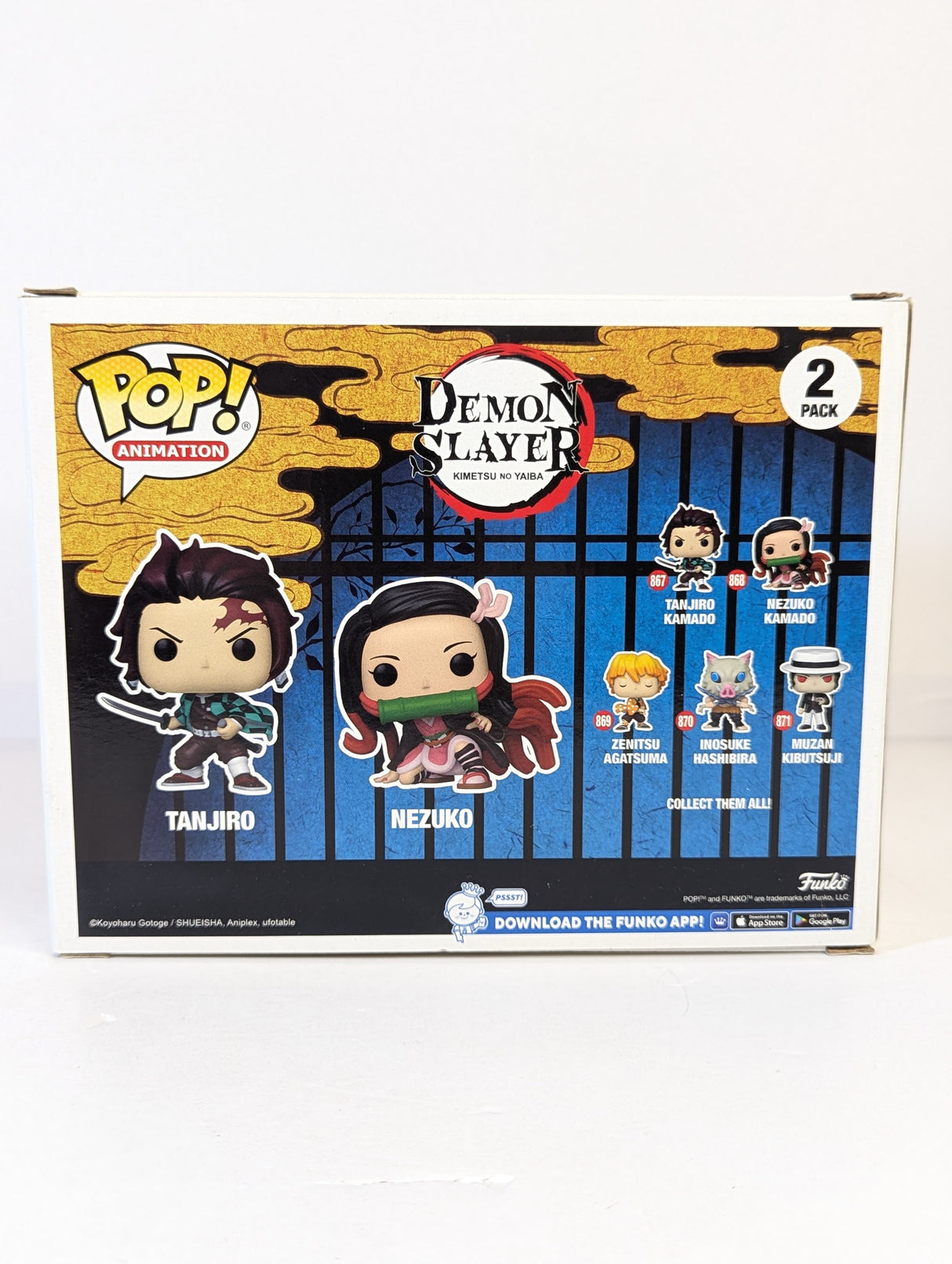 Demon Slayer Tanjiro & Nezuko Funko Pop! Vinyl Figure 2-Pack
