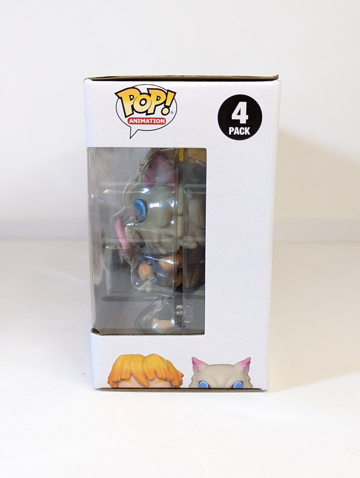 Demon Slayer Tanjiro Kamado, Nezuko Kamado, Zenitsu Agatsuma & Inosuke Hashibira Funko Pop! Vinyl Figure 4-Pack