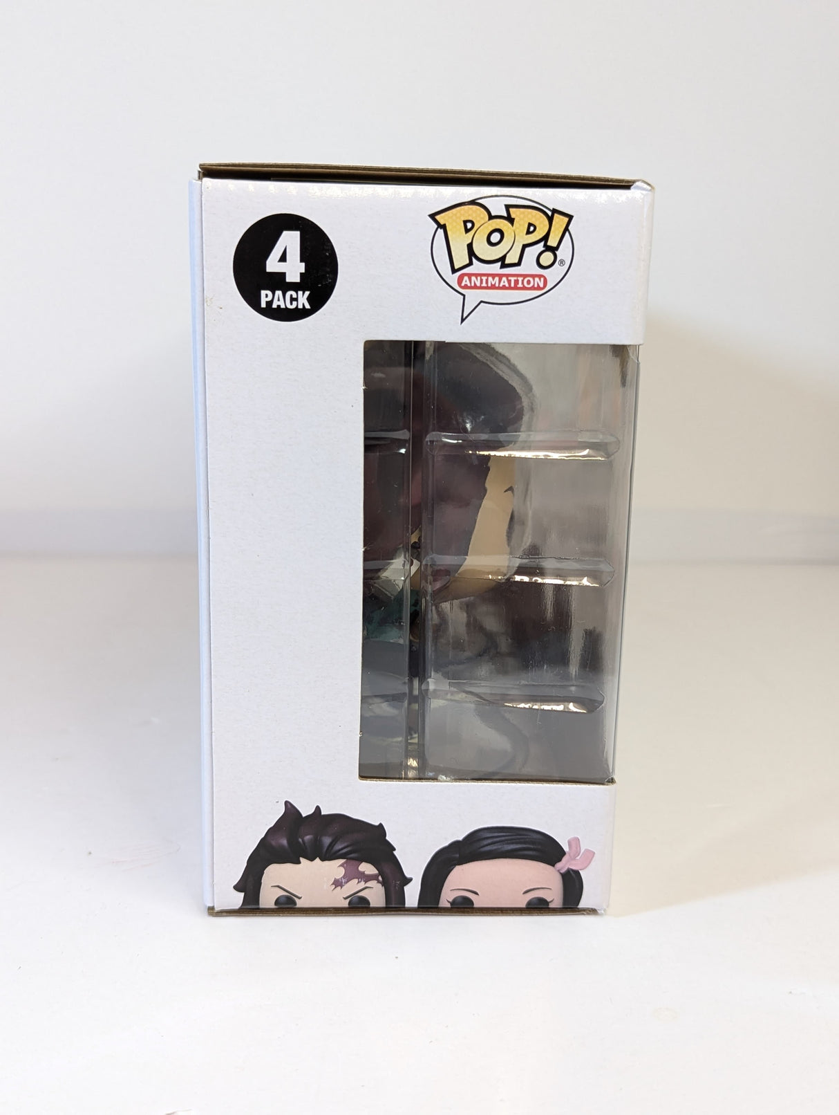 Demon Slayer Tanjiro Kamado, Nezuko Kamado, Zenitsu Agatsuma & Inosuke Hashibira Funko Pop! Vinyl Figure 4-Pack