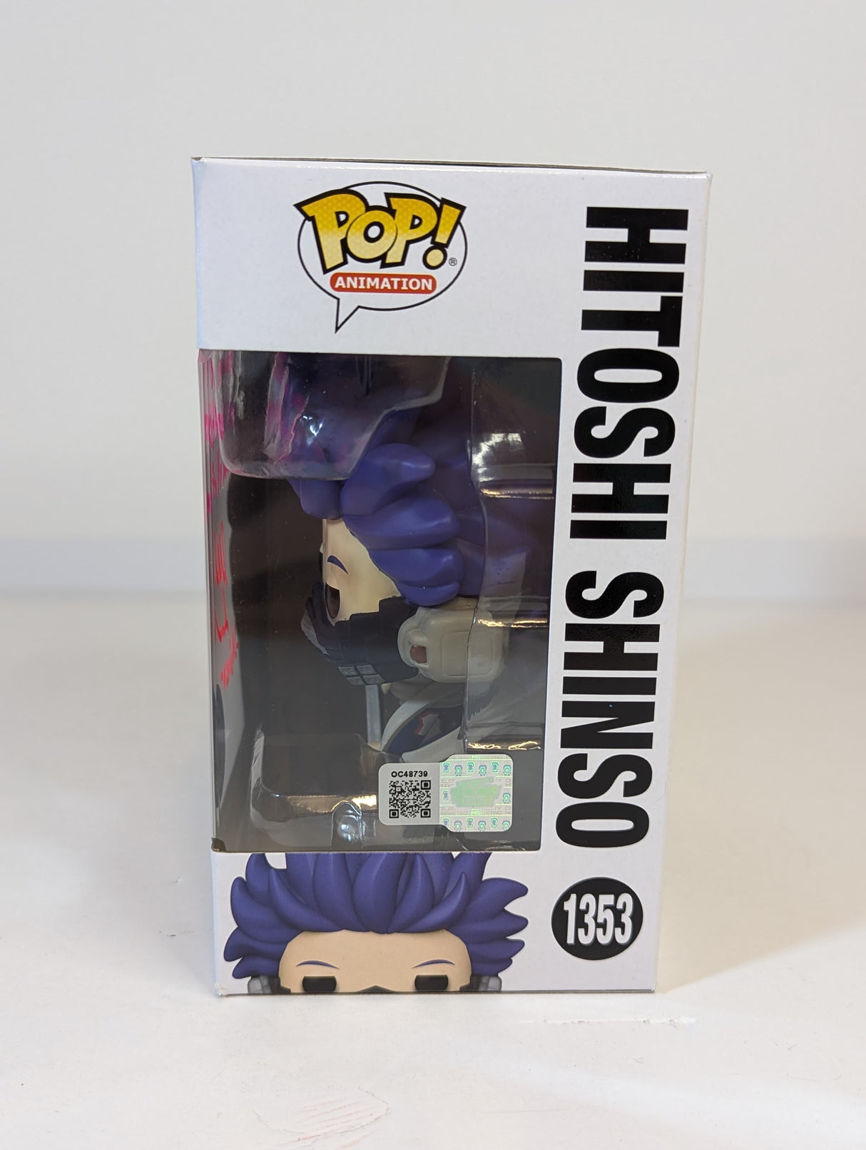 My Hero Academia Hitoshi Shinso Funko Pop! Vinyl Figure #1353 Signed by Jarrod Greene