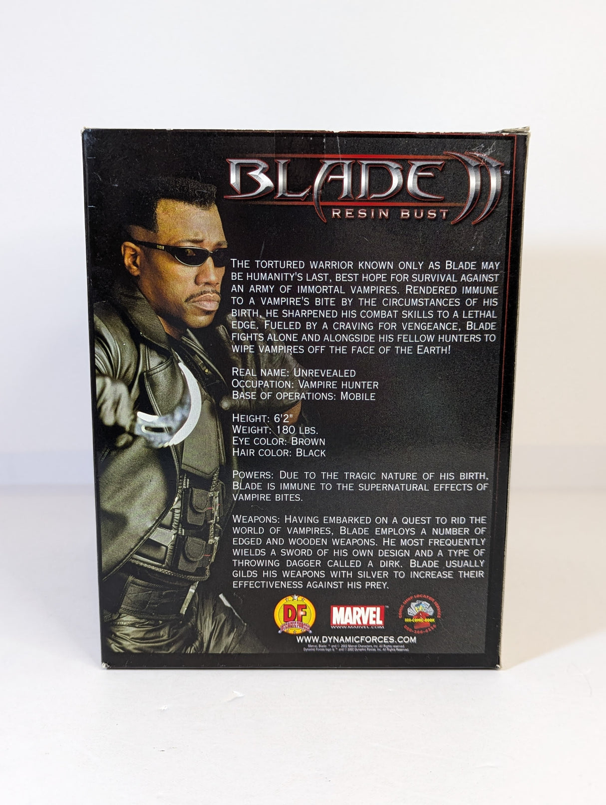 Marvel Blade II 5" Dynamic Forces Limited Edition Resin Bust Statue