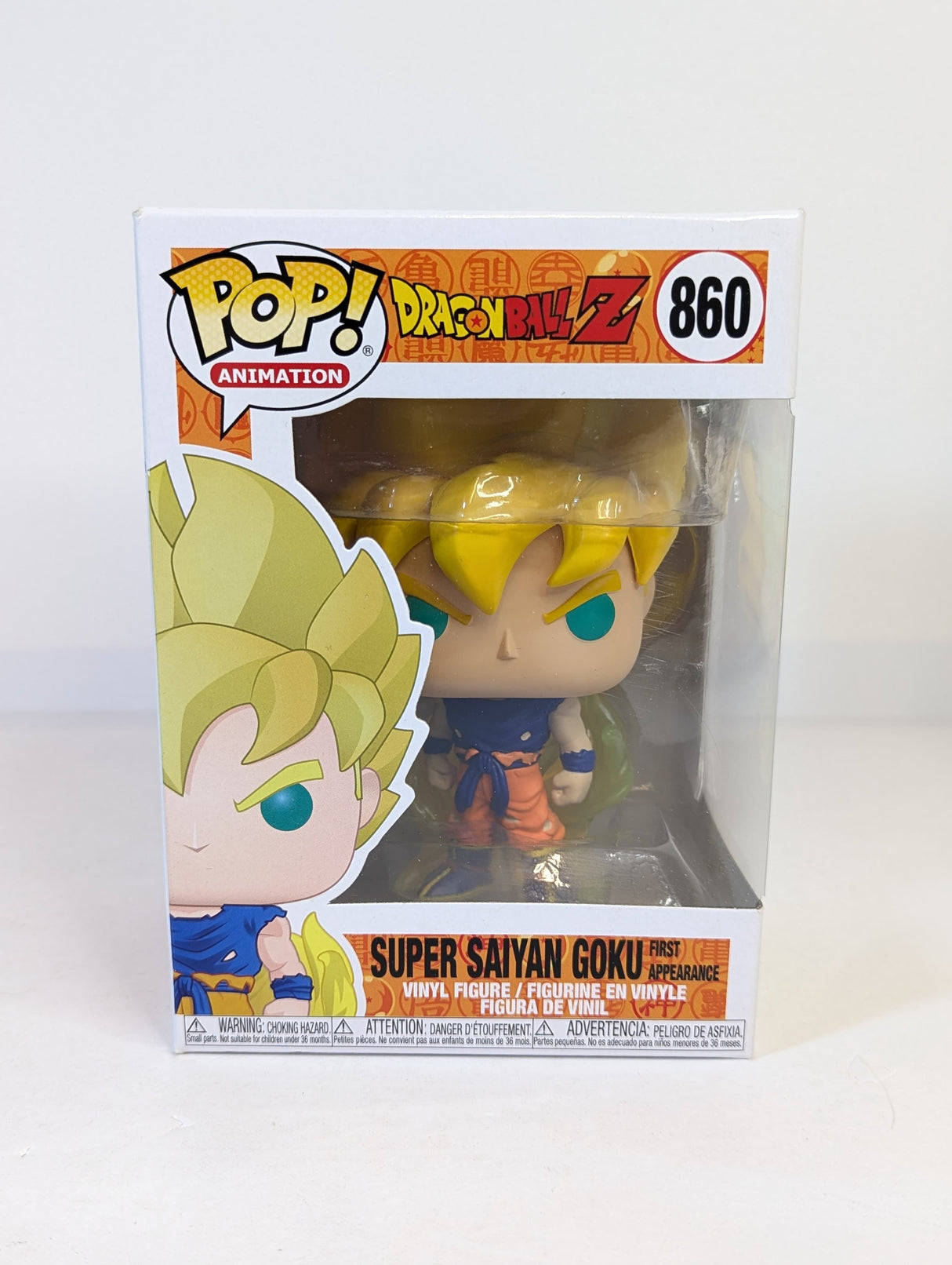 Dragon Ball Z Super Saiyan Goku (First Appearance) Funko Pop! Vinyl Figure #860