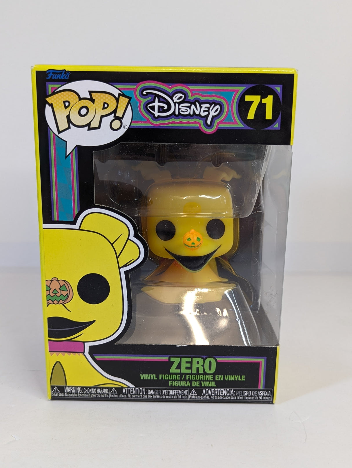 The Nightmare Before Christmas Zero (Blacklight) Funko Pop! Vinyl Figure #71
