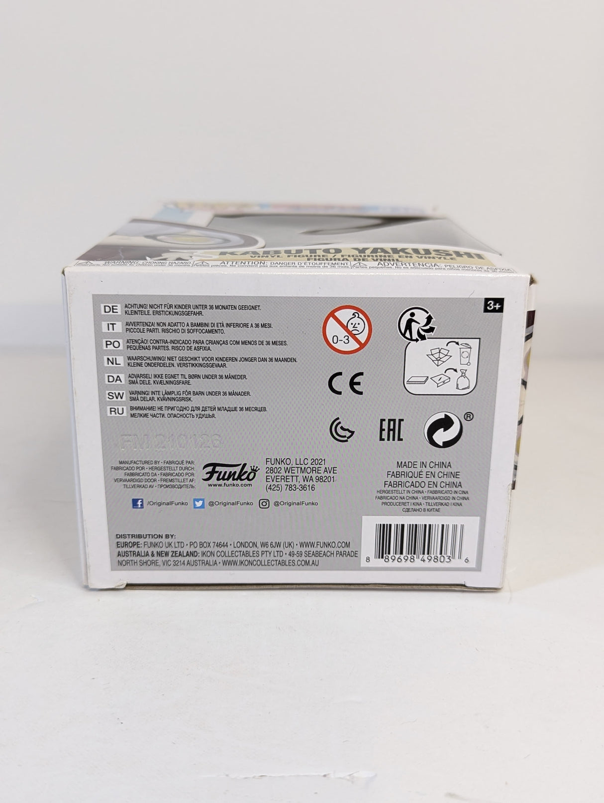 Naruto Shippuden Kabuto Yakushi Funko Pop! Vinyl Figure #936