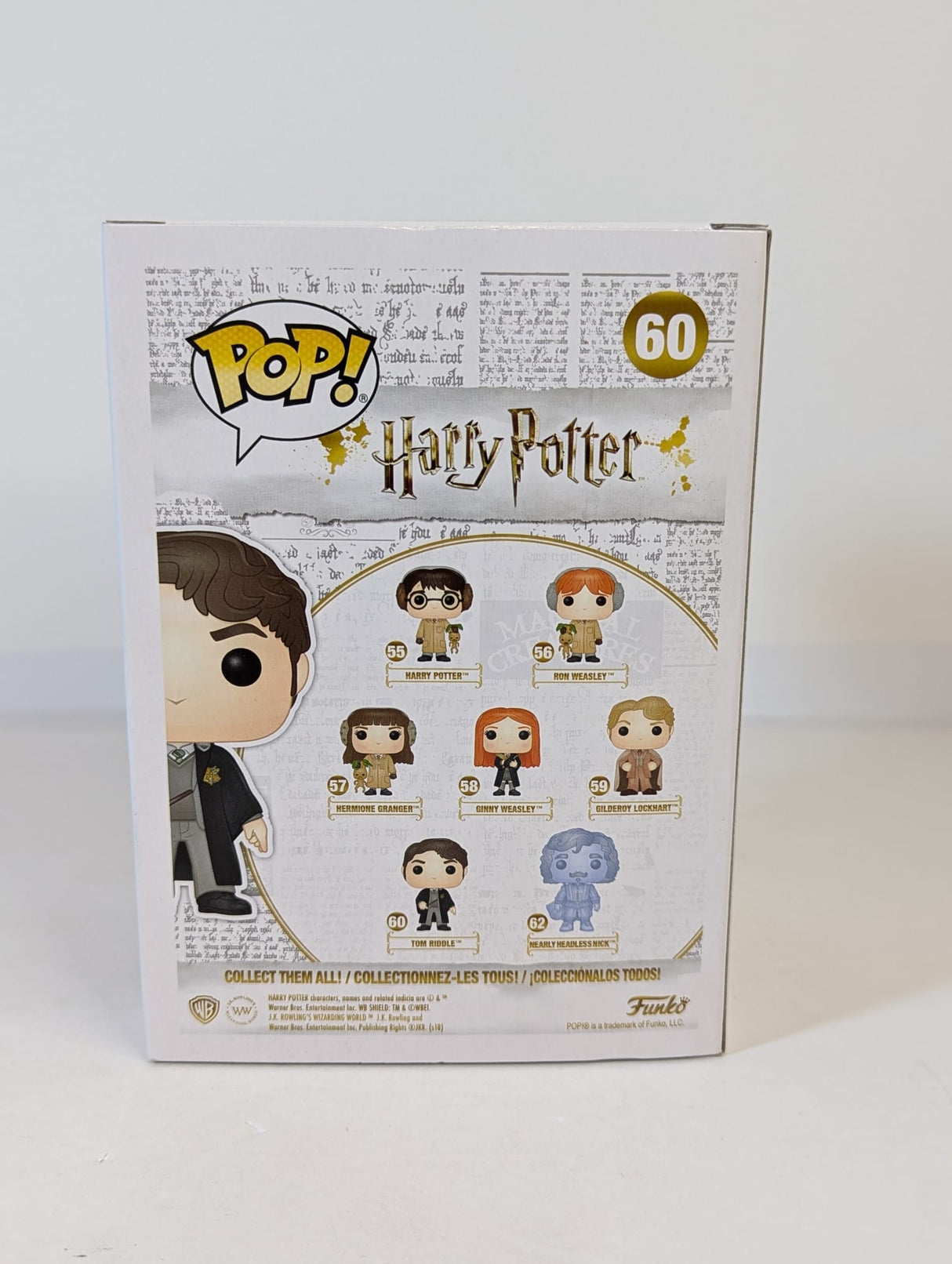 Harry Potter Tom Riddle (Sepia) (Wootbox Exclusive) Funko Pop! Vinyl Figure #60