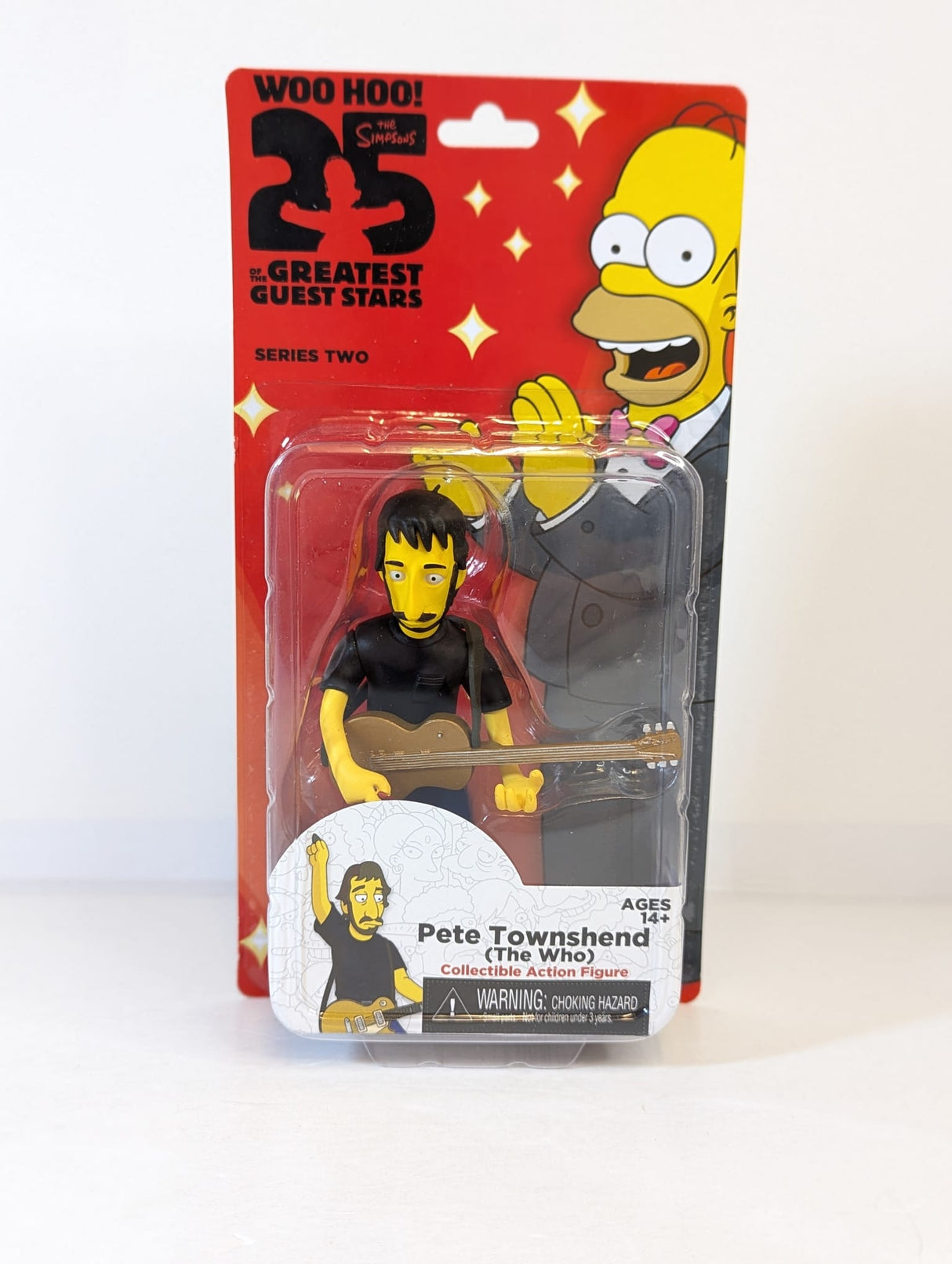 The Simpsons 25th Anniversary Pete Townshend (The Who) 5" NECA Action Figure