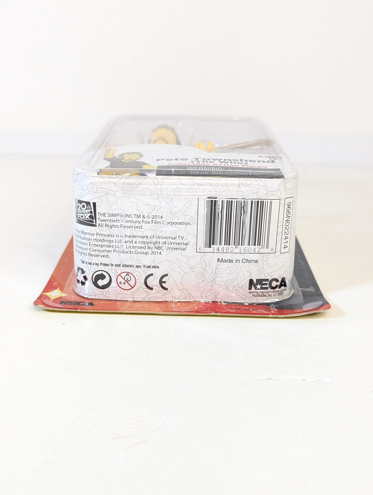 The Simpsons 25th Anniversary Pete Townshend (The Who) 5" NECA Action Figure