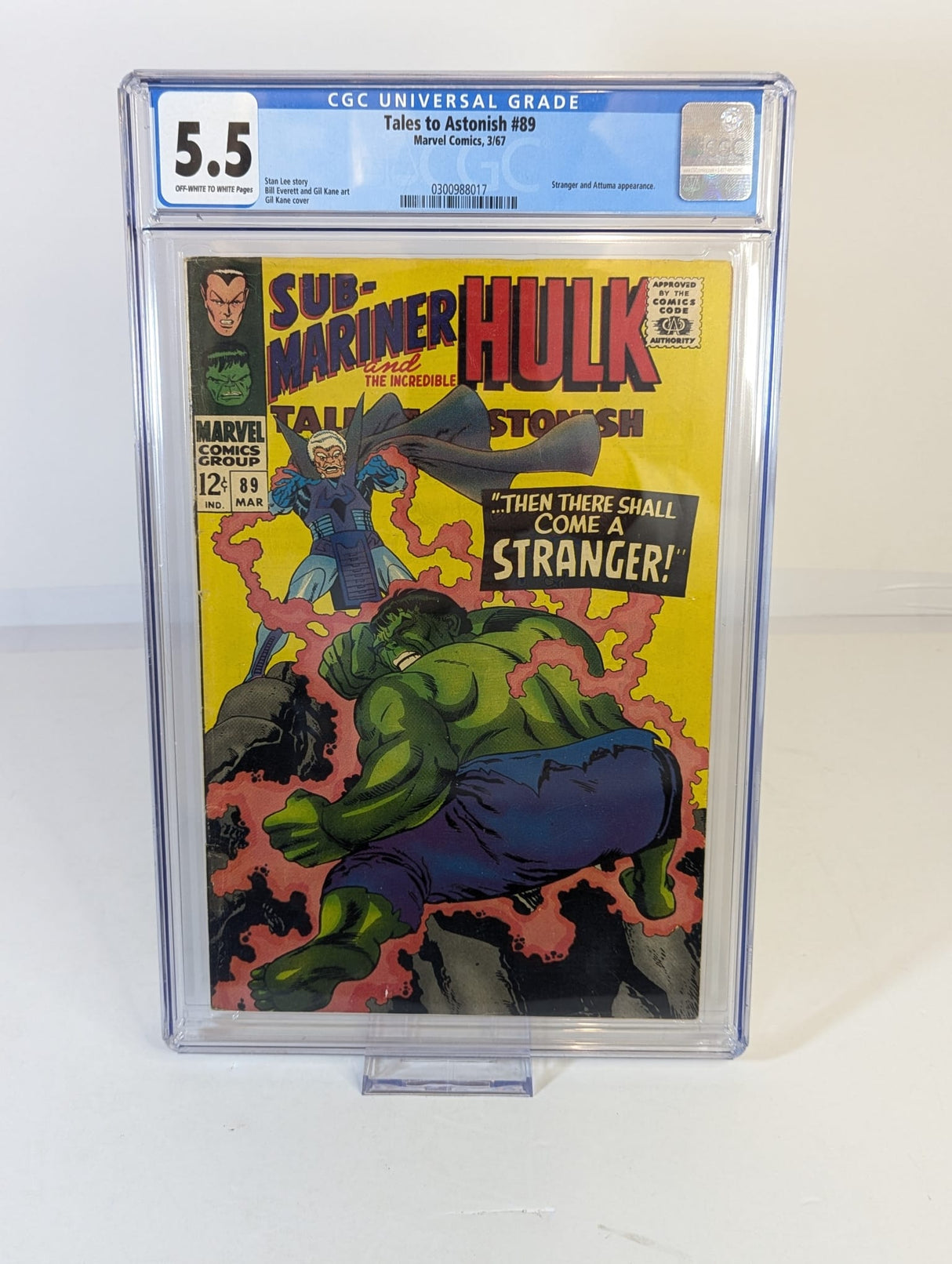 Marvel Comics Tales to Astonish #89 CGC Graded 5.5