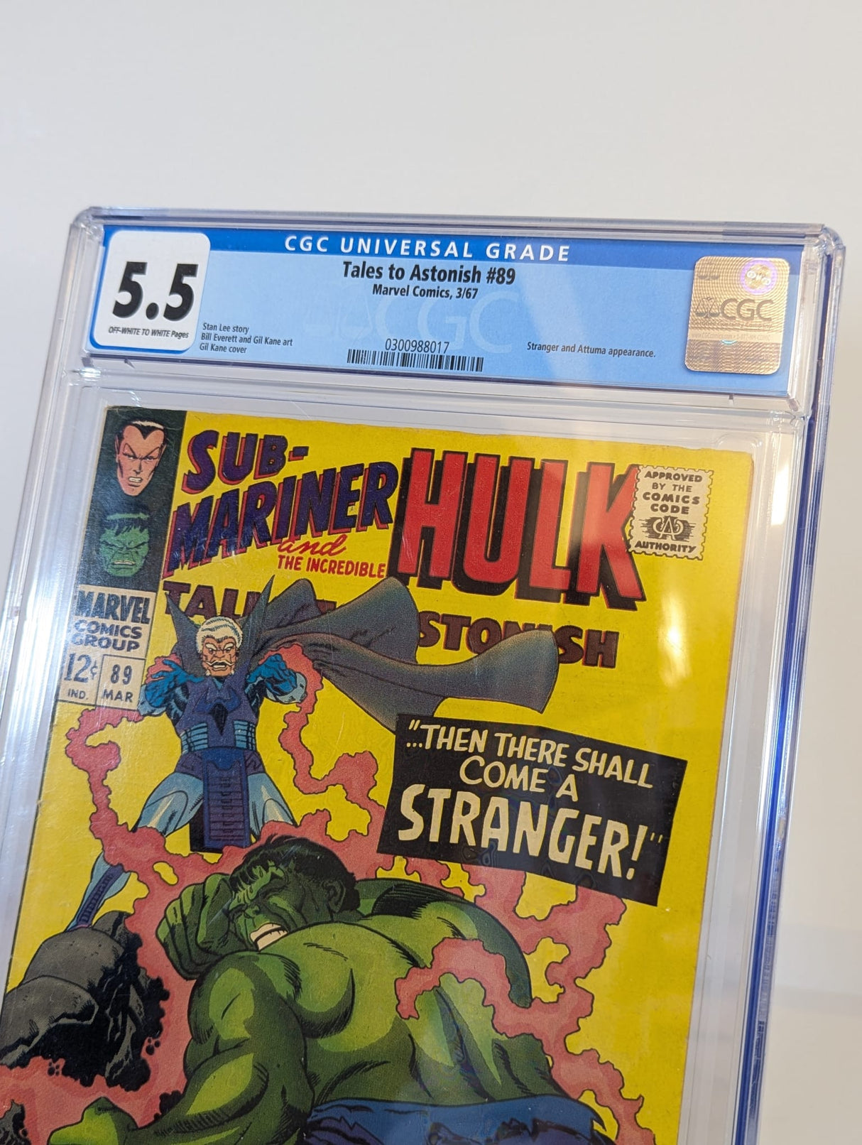 Marvel Comics Tales to Astonish #89 CGC Graded 5.5