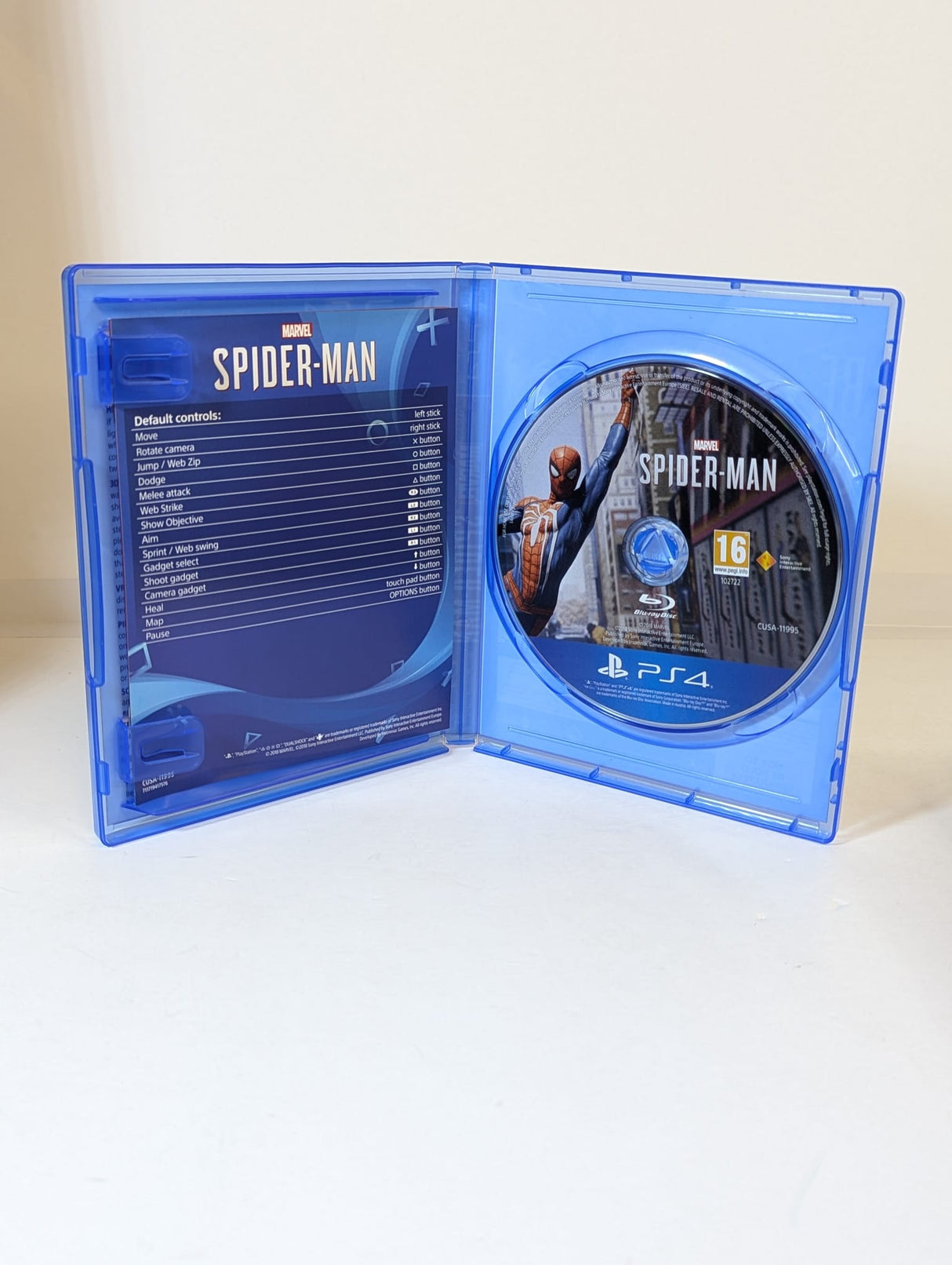 Marvel Spider-Man PS4 Pro 1TB Limited Edition Console (With Box, Game & Controller)