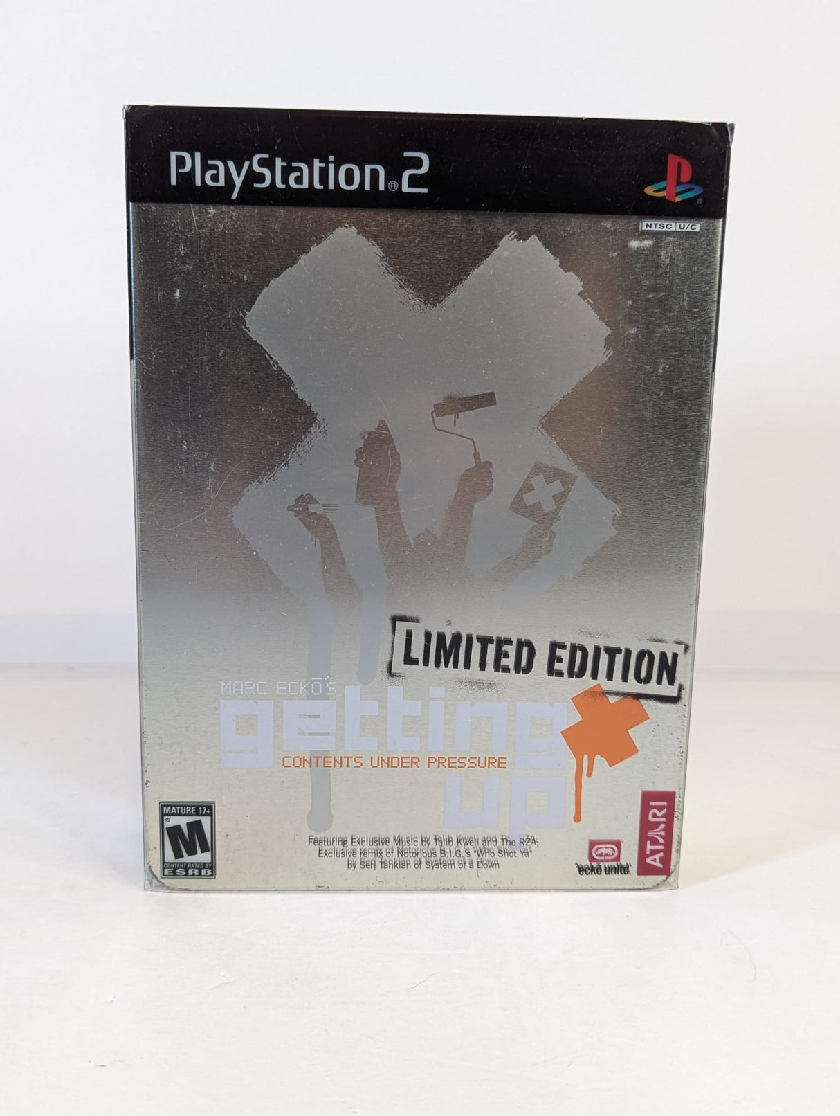 Marc Ecko's Getting Up: Contents Under Pressure Limited Edition PS2 (Incomplete)