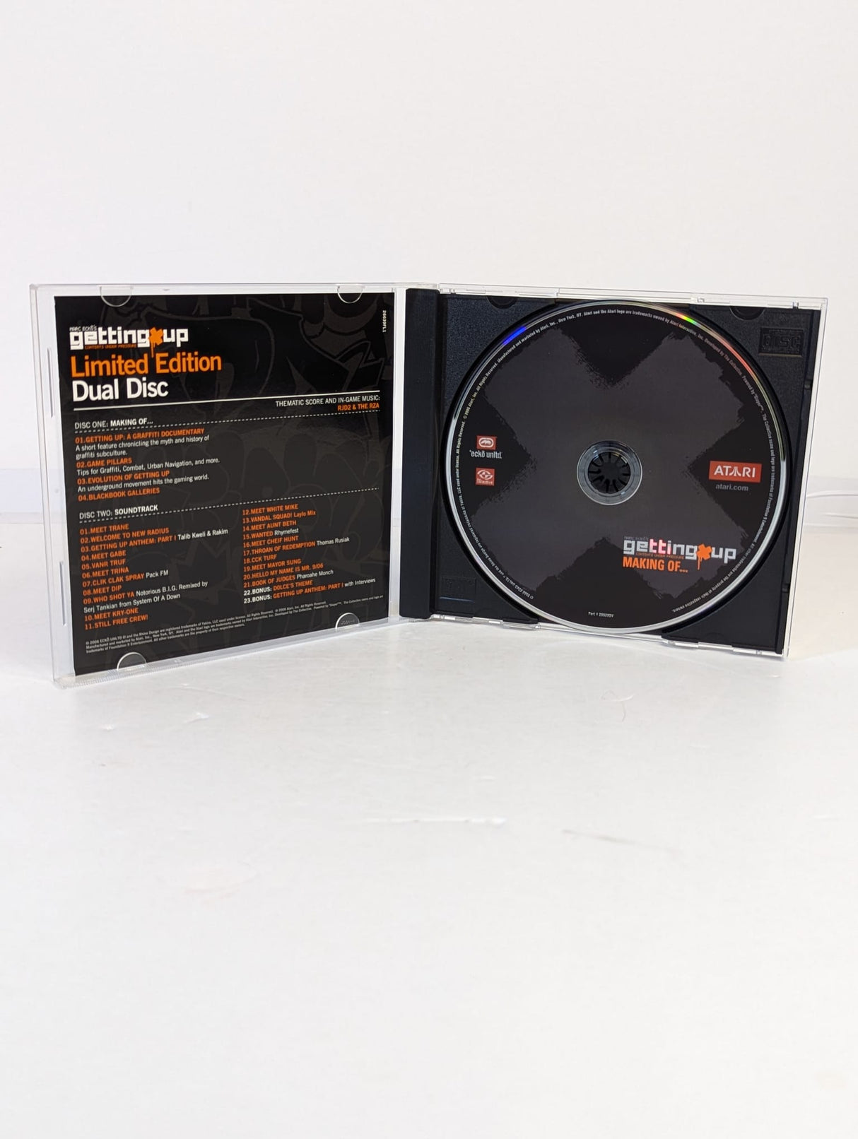 Marc Ecko's Getting Up: Contents Under Pressure Limited Edition PS2 (Incomplete)