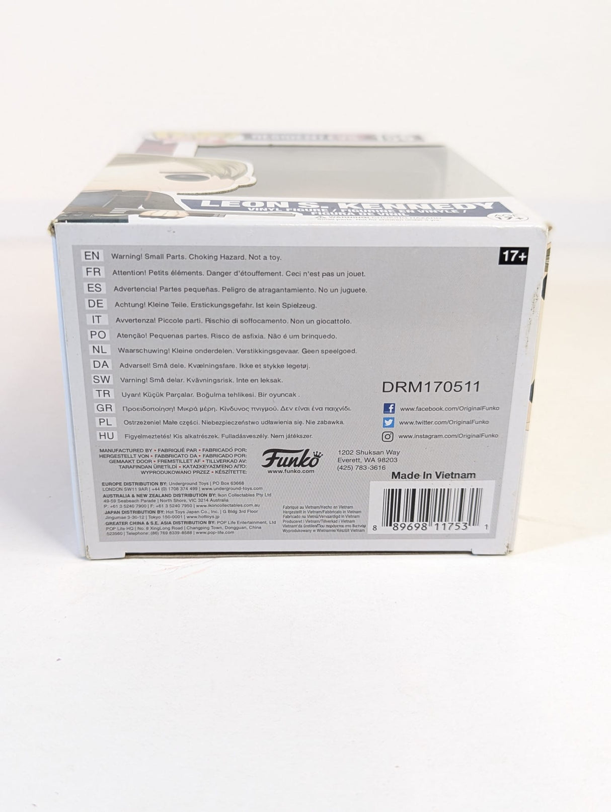 Resident Evil Leon S. Kennedy Funko Pop! Vinyl Figure #156