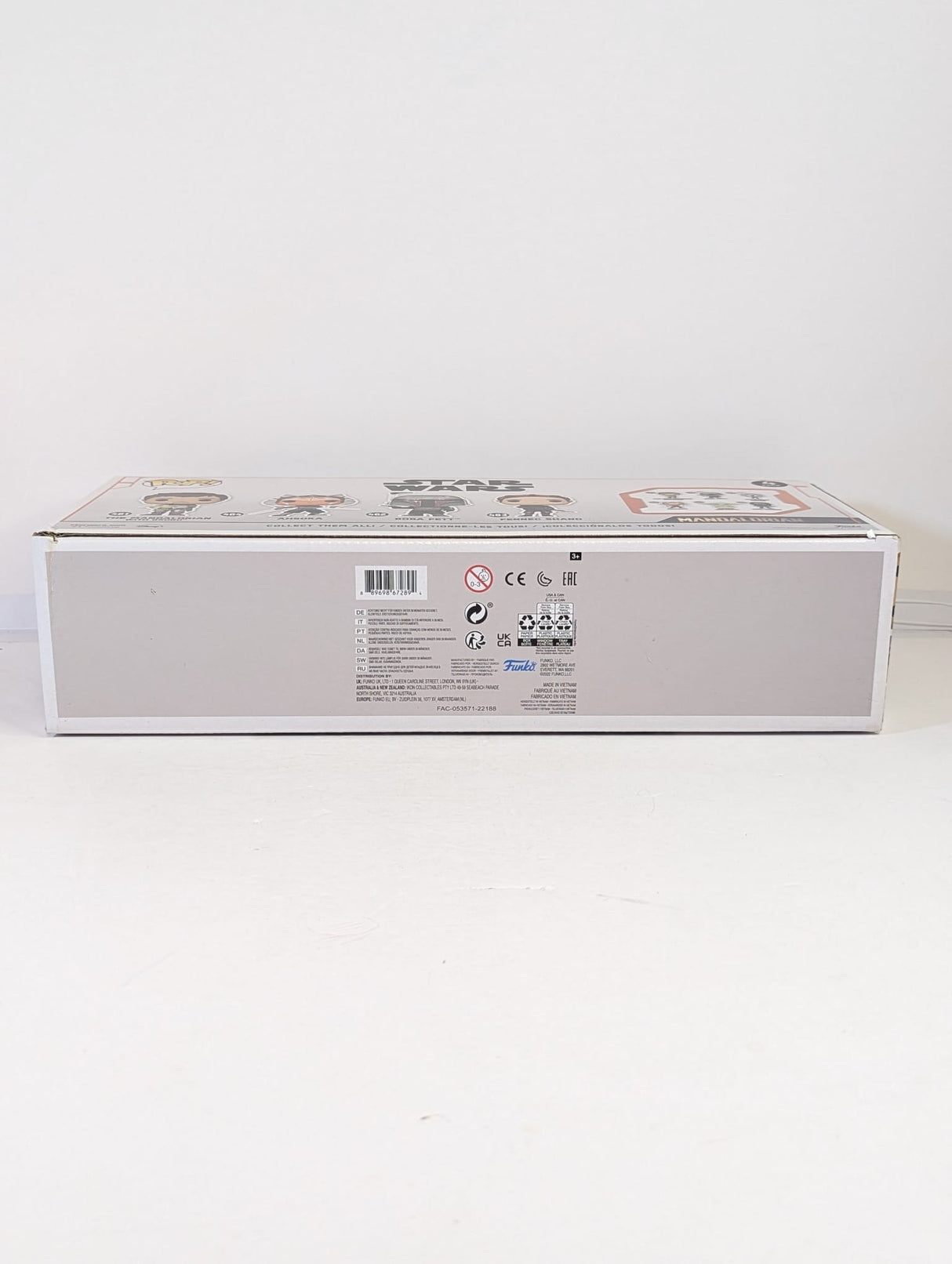 Star Wars The Mandalorian With Grogu, Ahsoka, Boba Fett & Fennec Shand Funko Pop! Vinyl Figure 4-Pack