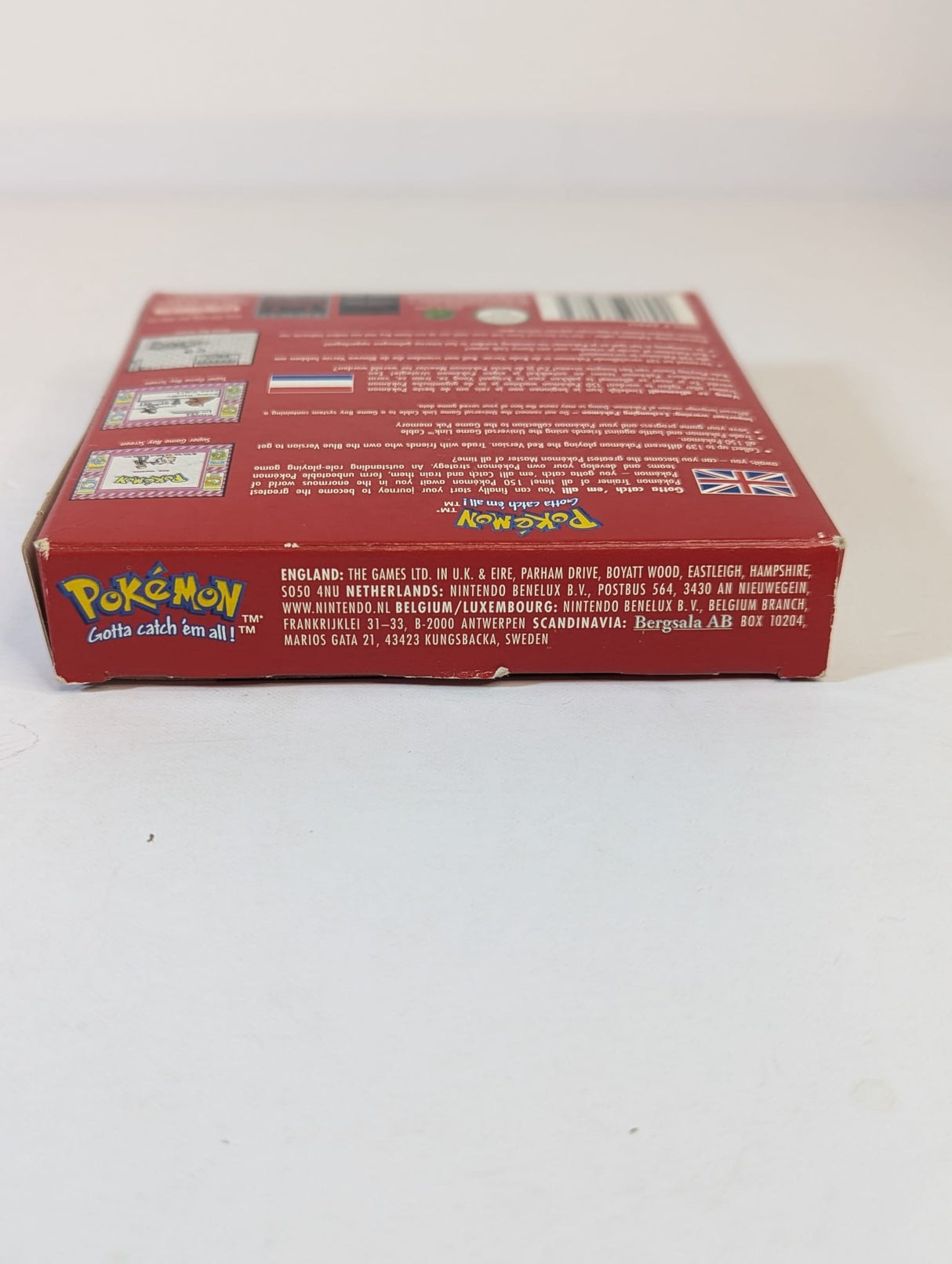Pokemon Red (1998) Game Boy (Complete With Box, Manual & Inserts)