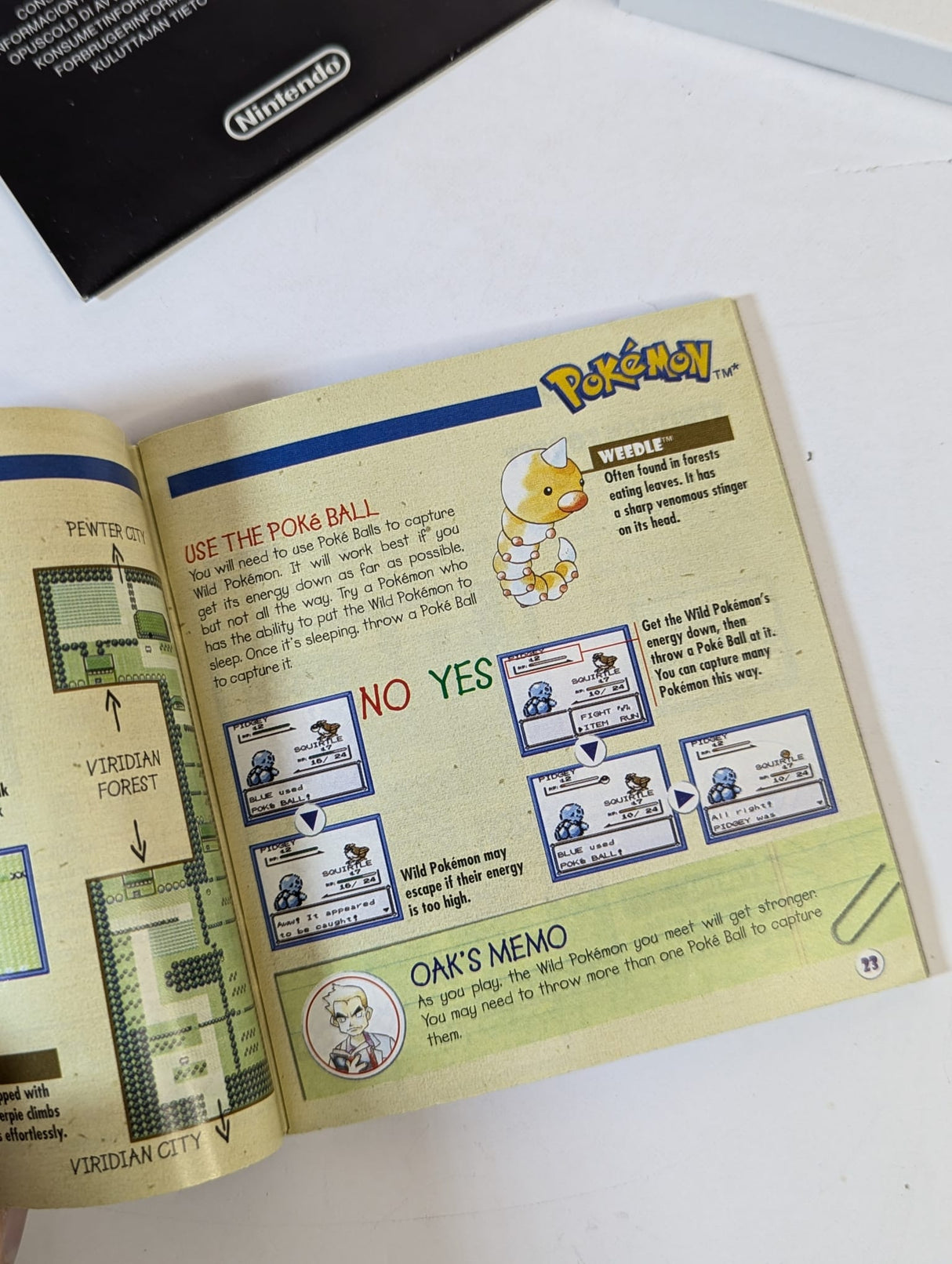 Pokemon Red (1998) Game Boy (Complete With Box, Manual & Inserts)