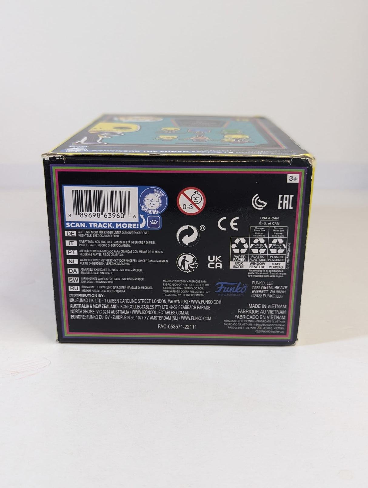 The Nightmare Before Christmas Jack Skellington (Blacklight) Funko Pop! Vinyl Figure #15