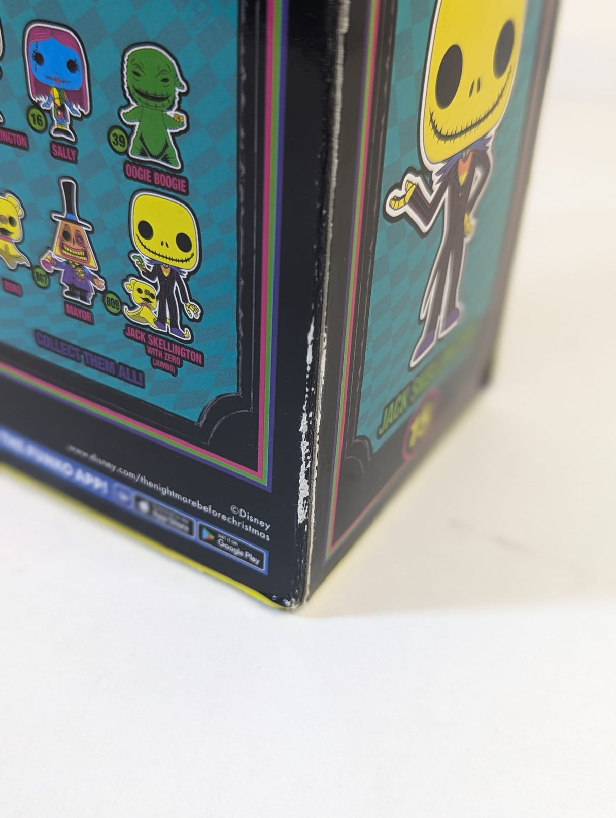 The Nightmare Before Christmas Jack Skellington (Blacklight) Funko Pop! Vinyl Figure #15