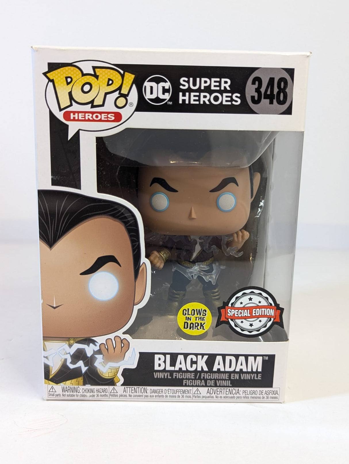 DC Comics Black Adam (Glow in the Dark) Funko Pop! Vinyl Figure #348