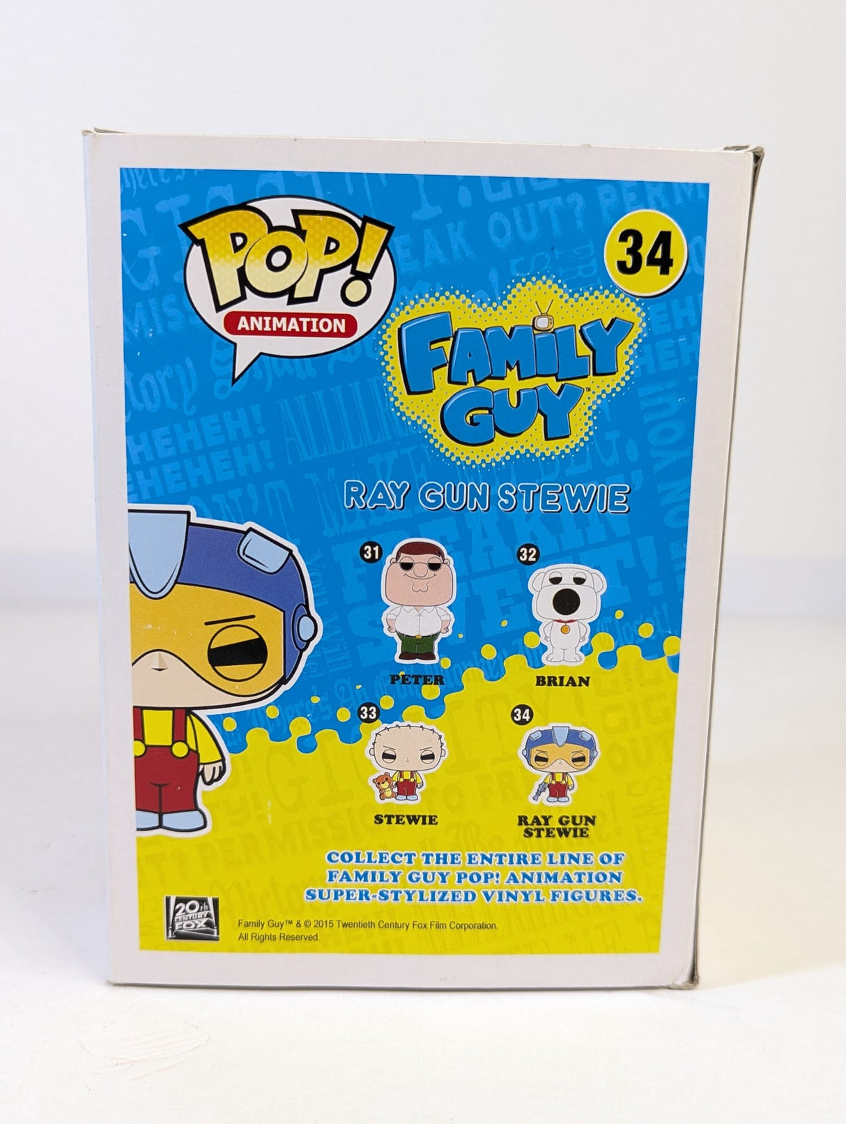 Family Guy Ray Gun Stewie Funko Pop! Vinyl Figure #34