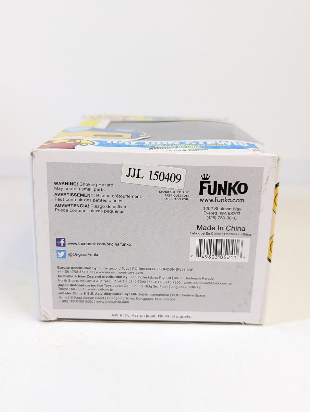 Family Guy Ray Gun Stewie Funko Pop! Vinyl Figure #34