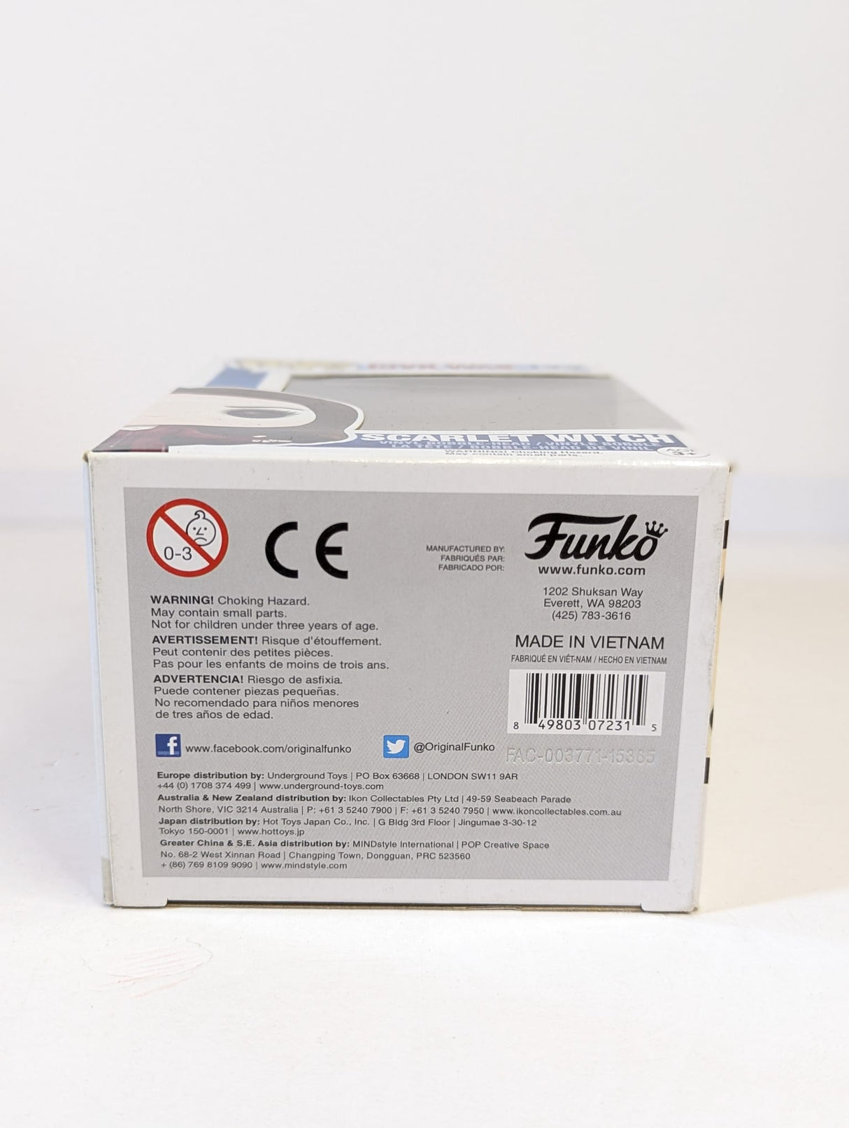 Marvel Captain America Civil War Scarlet Witch Funko Pop! Vinyl Figure #133